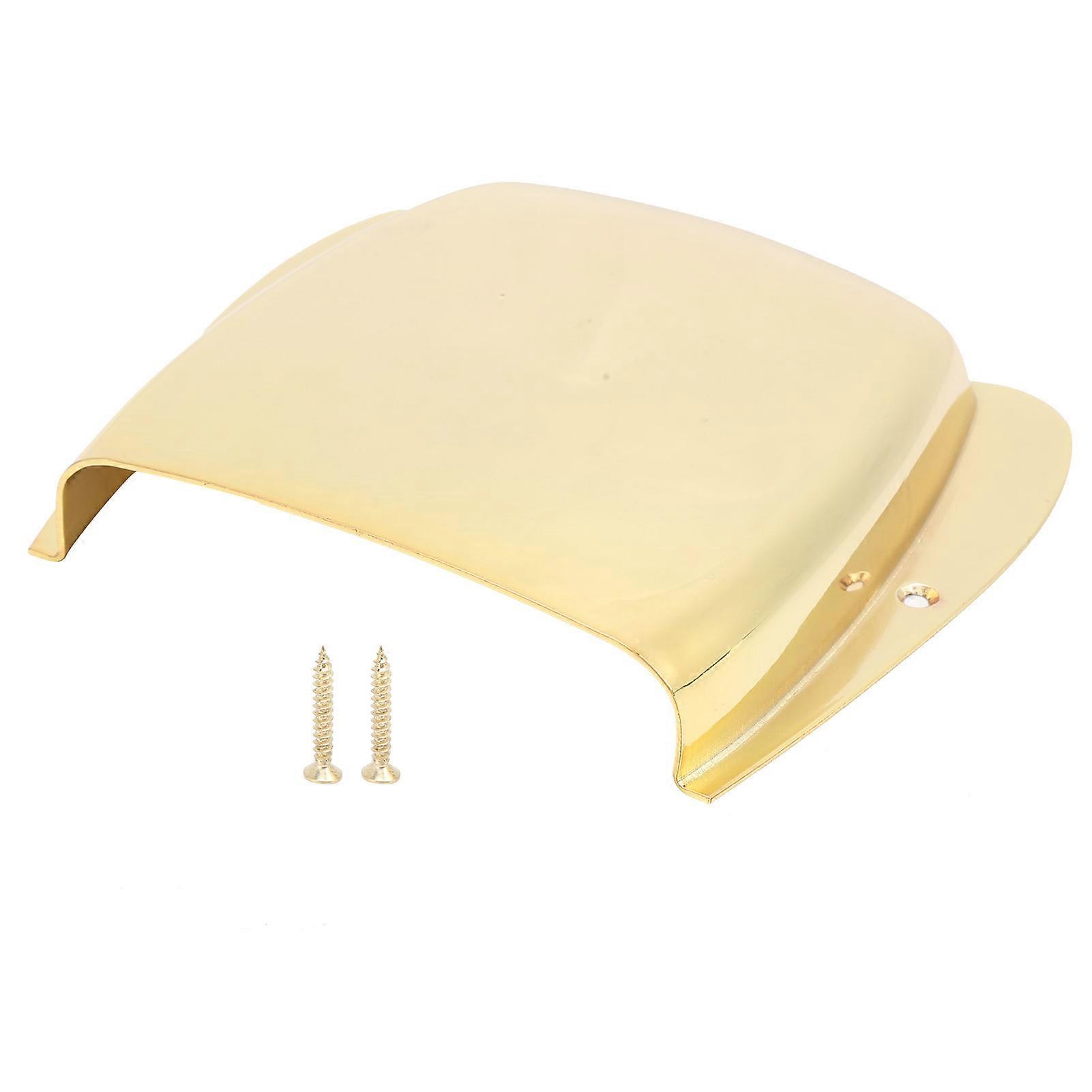 Guitar Bridge Cover Bass Pickup Protection Shell with Screw Stringed Instrument AccessoriesGold