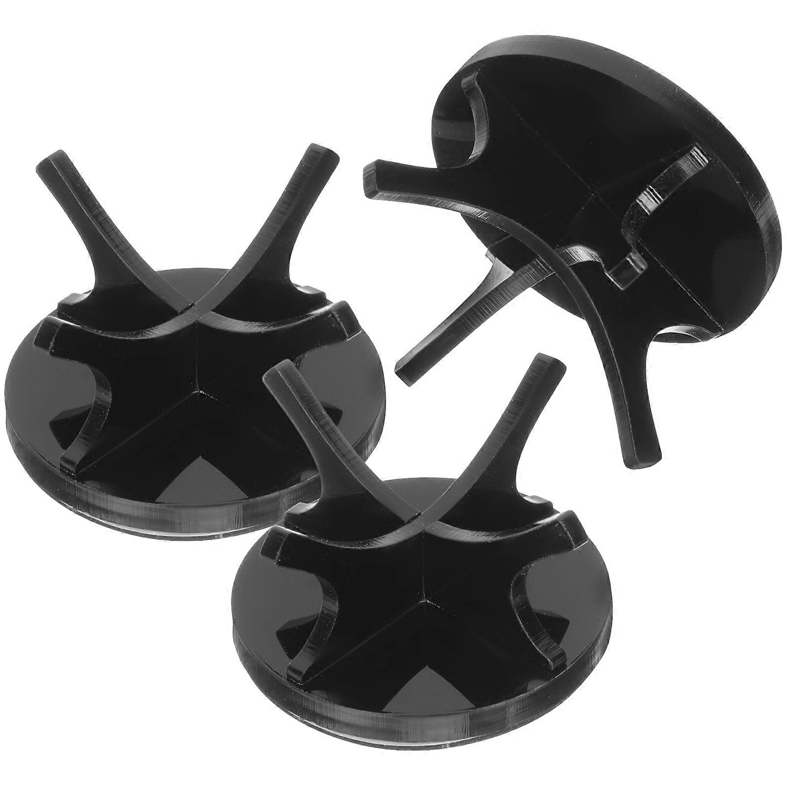 Black Acrylic Baseball Holder for Display and Storage Durable and Sturdy for Home or Store 7 Inch