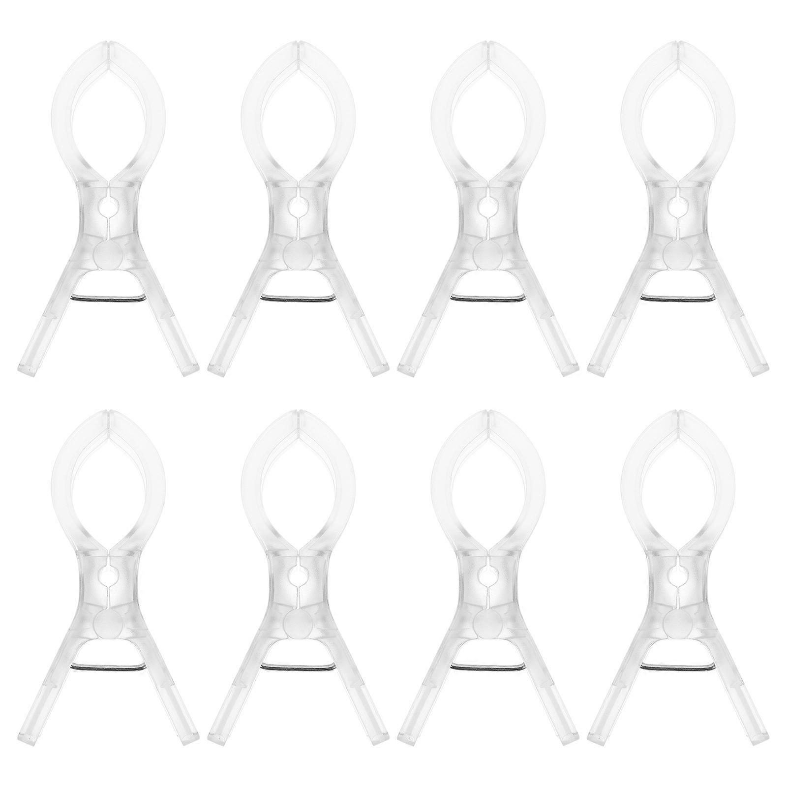 Clothes Pins 8Pcs Transparent Rust-Resistant Durability for Holding Clothes Use