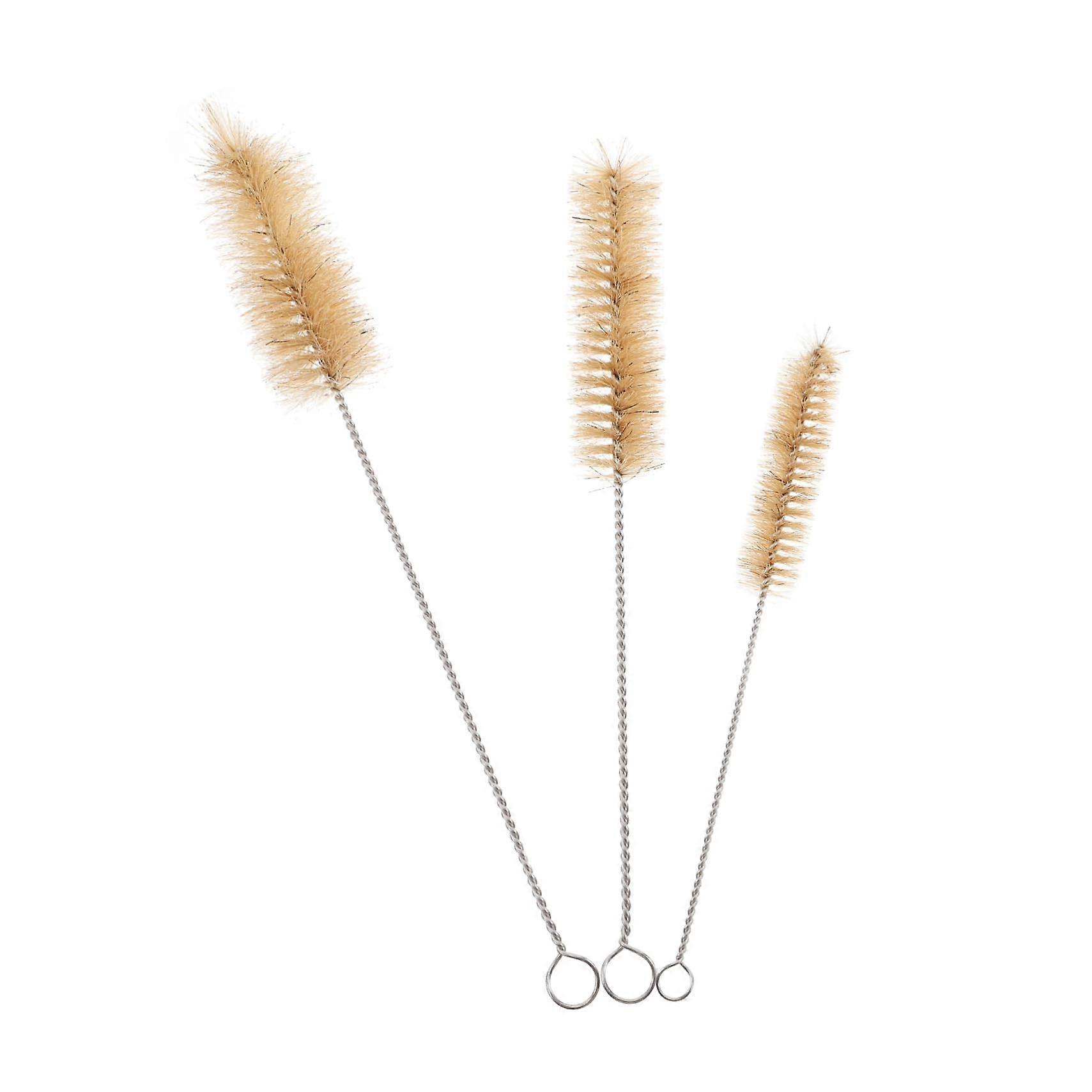 3Piece Test Tube Cleaning Brush Set, Durable Laboratory Glassware Brushes for Beakers and Test Tubes for Precision.