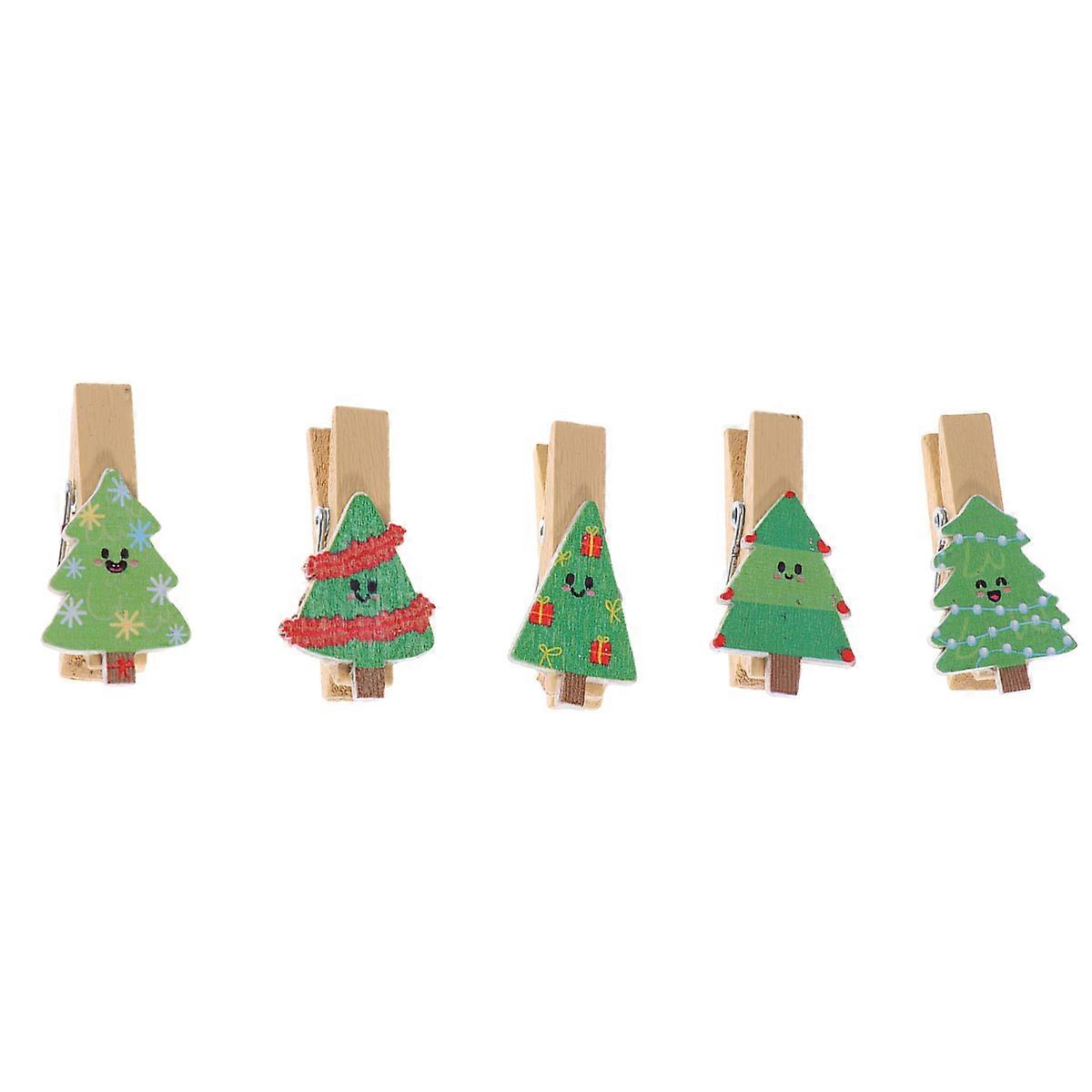 Mini Craft Clothespin Hanging Clip Composite Materials For Artwork 10Pcs