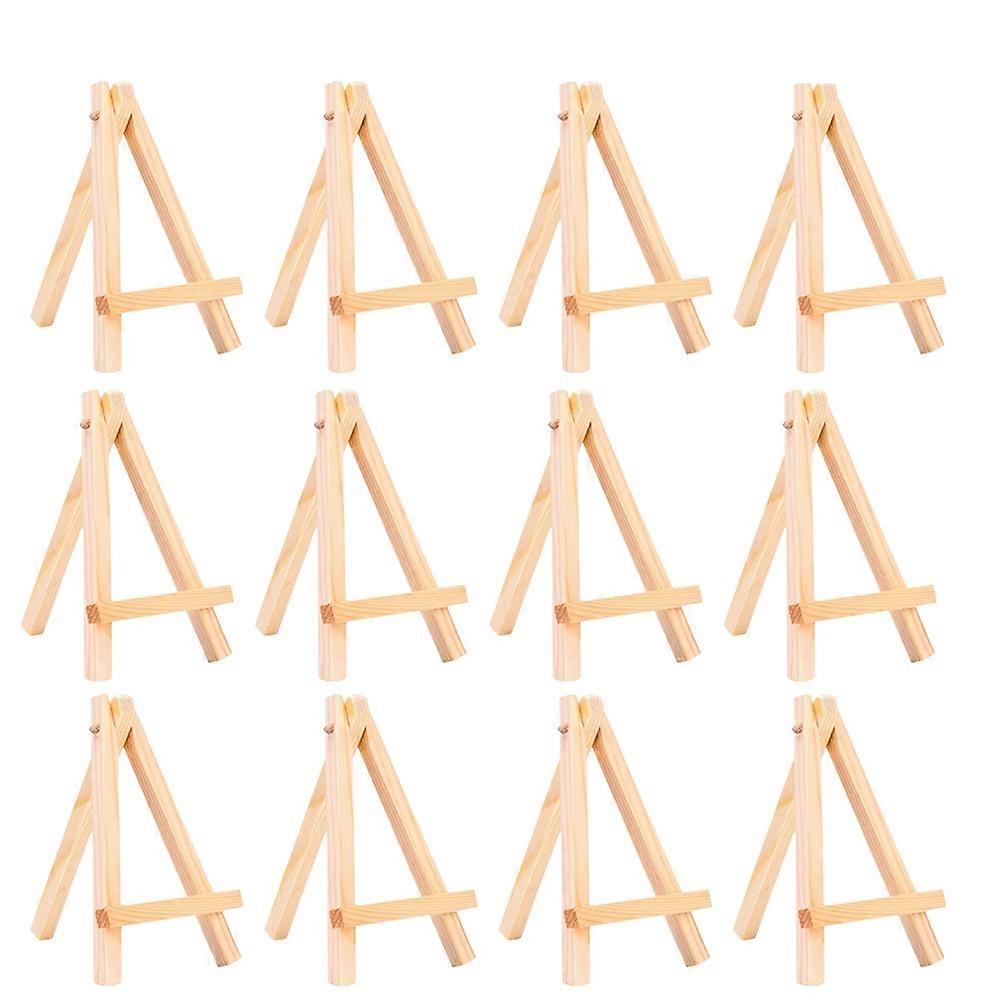 Small Tabletop Display Easels Triangular Shape For Kids Event Organizers Weddings Gatherings Art Parties 12Pcs