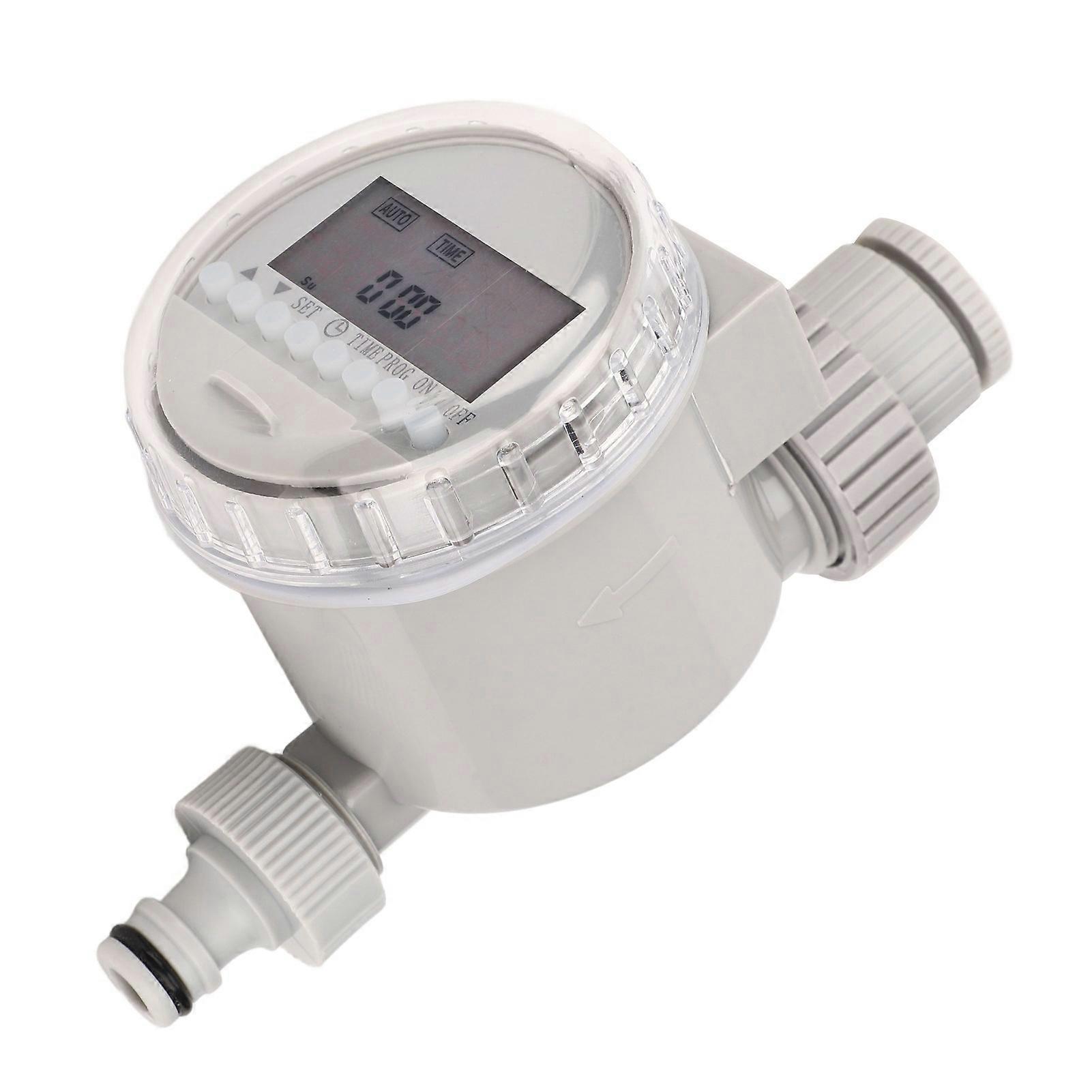 Solar Water Timer Smart Automatic Watering Irrigation Controller System with LCD Display Screen for Home Garden