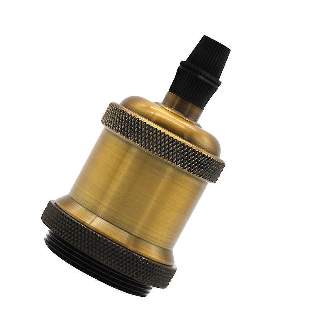 Bulb Base Converter Connector E27 Ceiling Light Lamp Holder Pendant Socket Industrial Style Bronze 1Set
