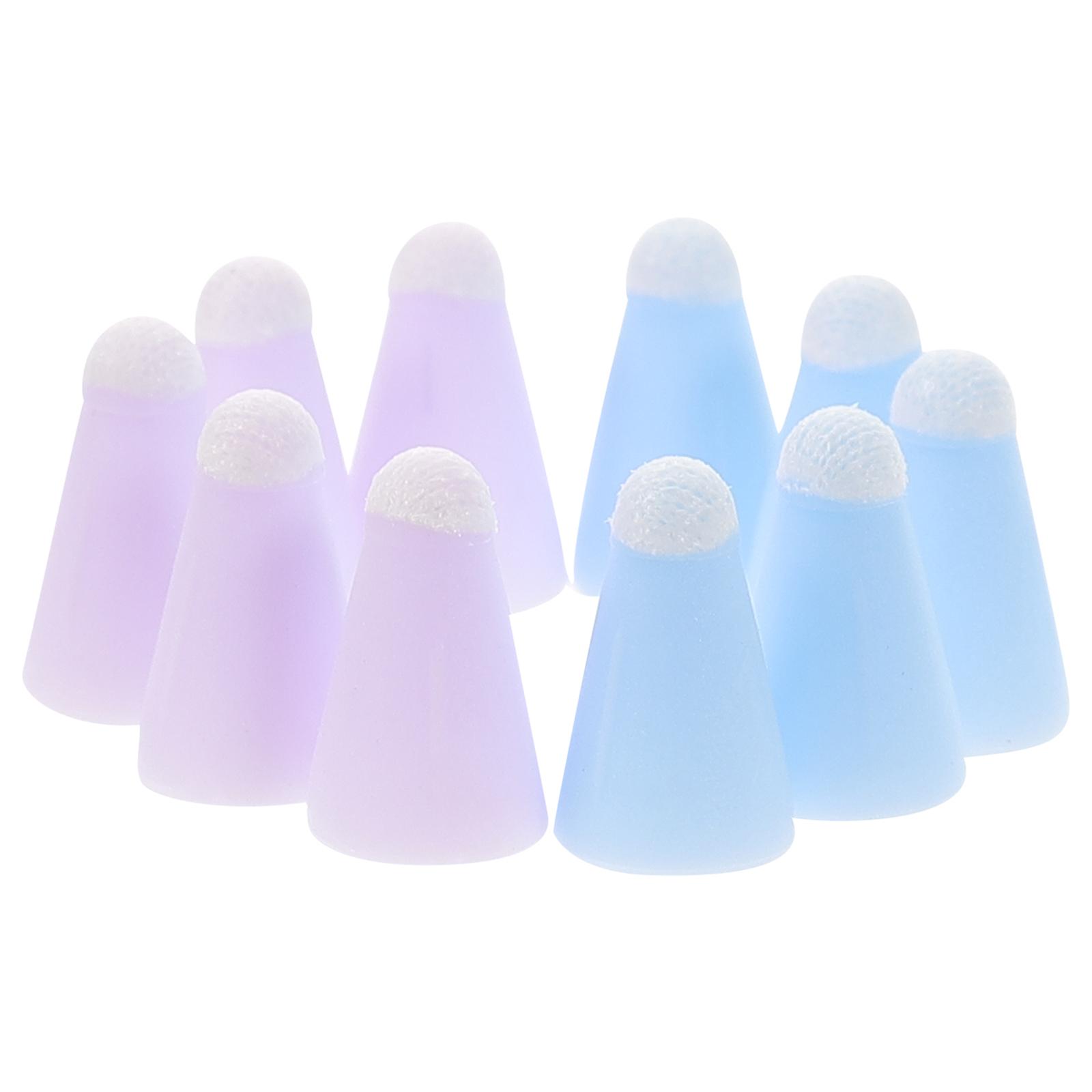 10pcs Capacitive Stylus Tip Cover for Tablet Screen Writing Pencil Tip Protector Compatible with Apple Pencil