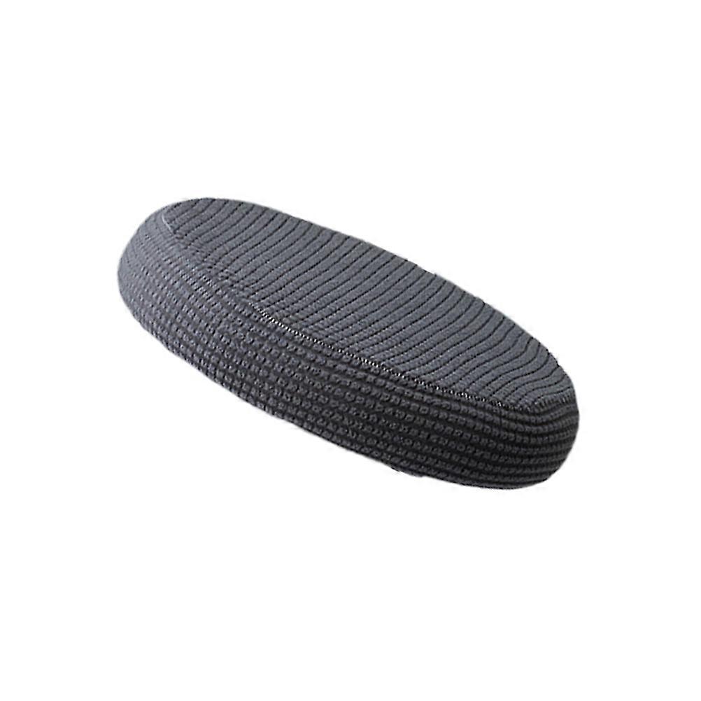 It sounds like you're looking for information or assistance related to **elastic round bar stool cushion covers in dark gray**, possibly for