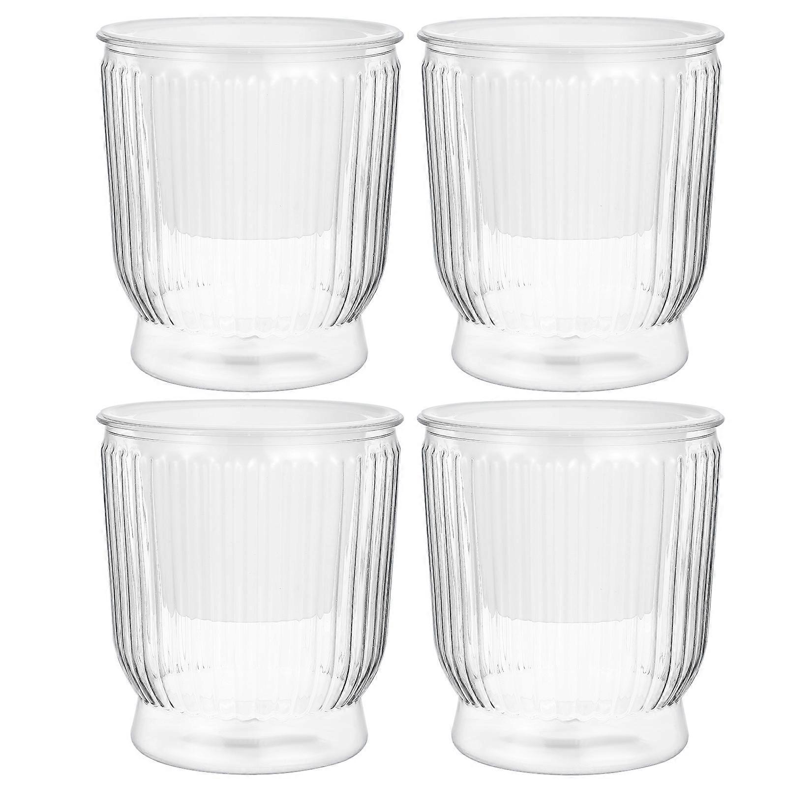 4 Self Watering Transparent Hydroponic Pots for Succulents – Easy Care, Low Maintenance Planters for Home Gardening Decor