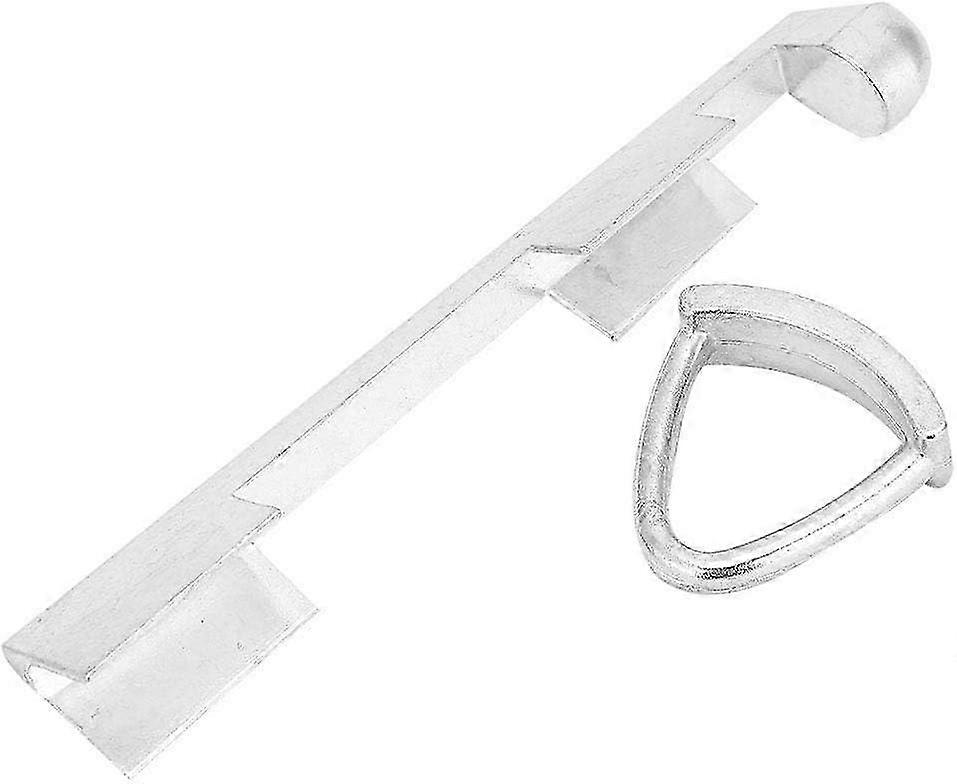 Pool Cue Clamp Tool, Aluminium Billiards Tip Press Shape Tool Snooker Replacement Clamp(1set, silver) SZRH A-W