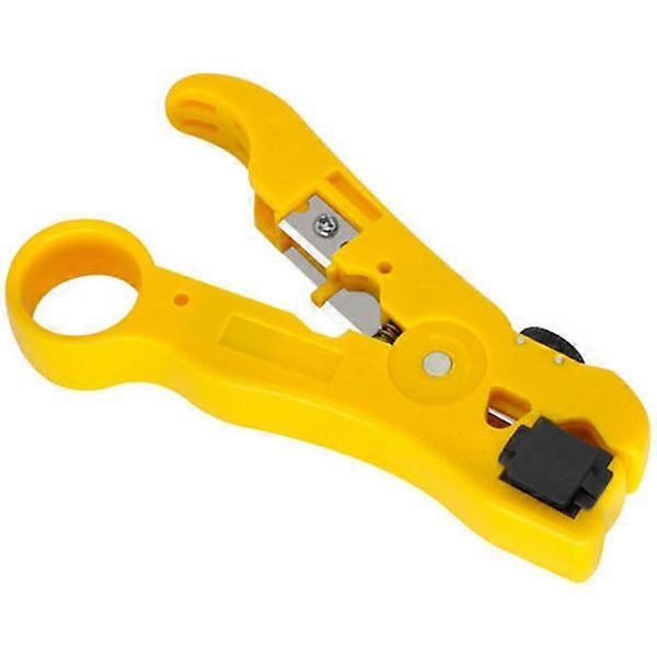 Fonepro Wire Stripping Tool Rotating Coaxial Coaxial Cable Stripper Stripping Tool, 1pc, Blue