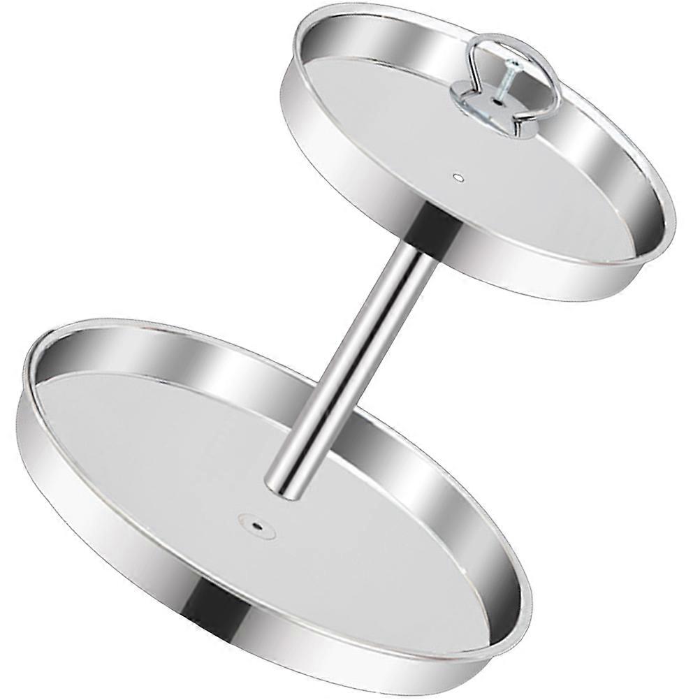 Platters Serving Trays Multi-layer Plate for Household Users 31x22cm Stainless Steel Large Capacity 1Pack