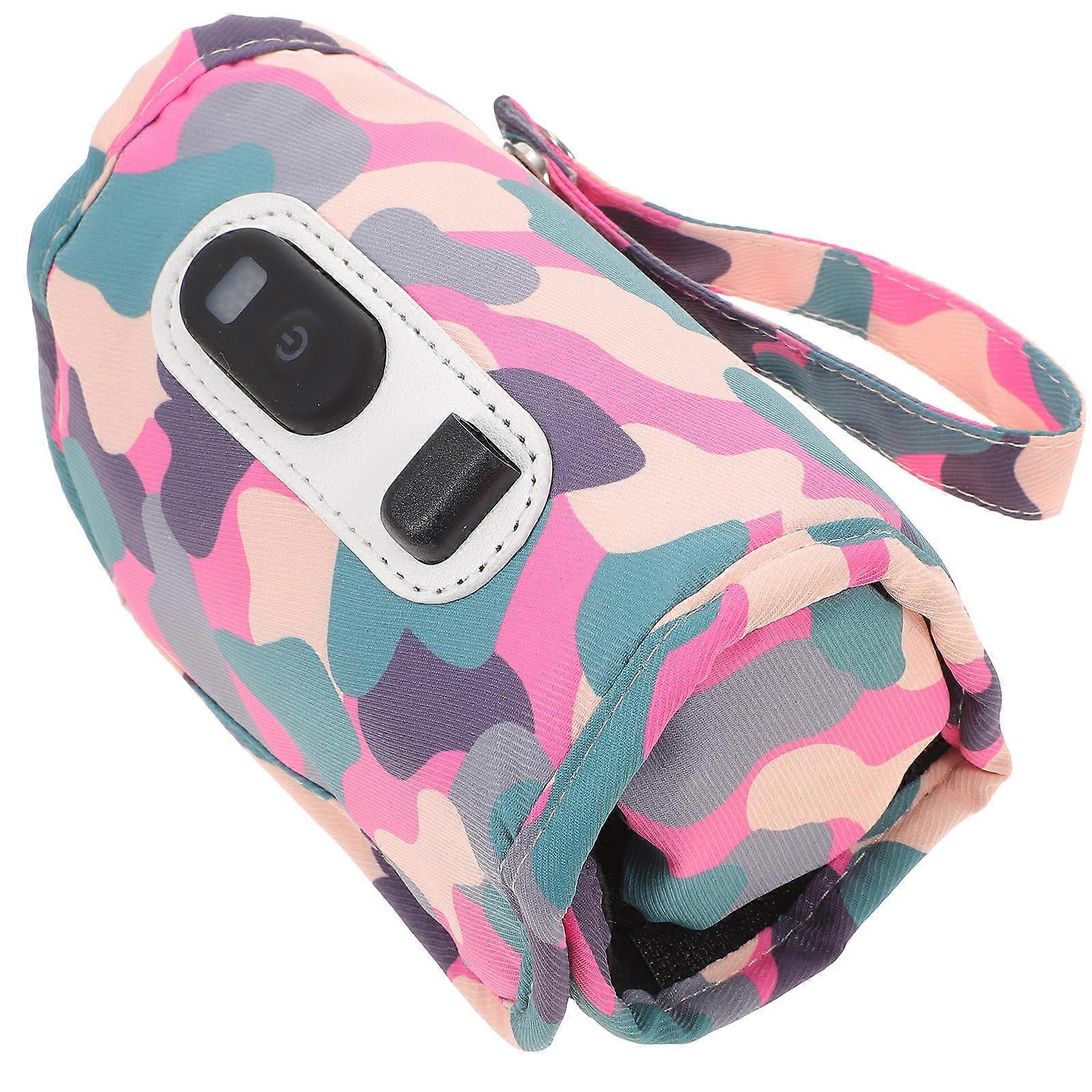 Portable Digital Bottle Warmer Insulated Flask with Temperature Display for Travel and Outdoor Feeding Use