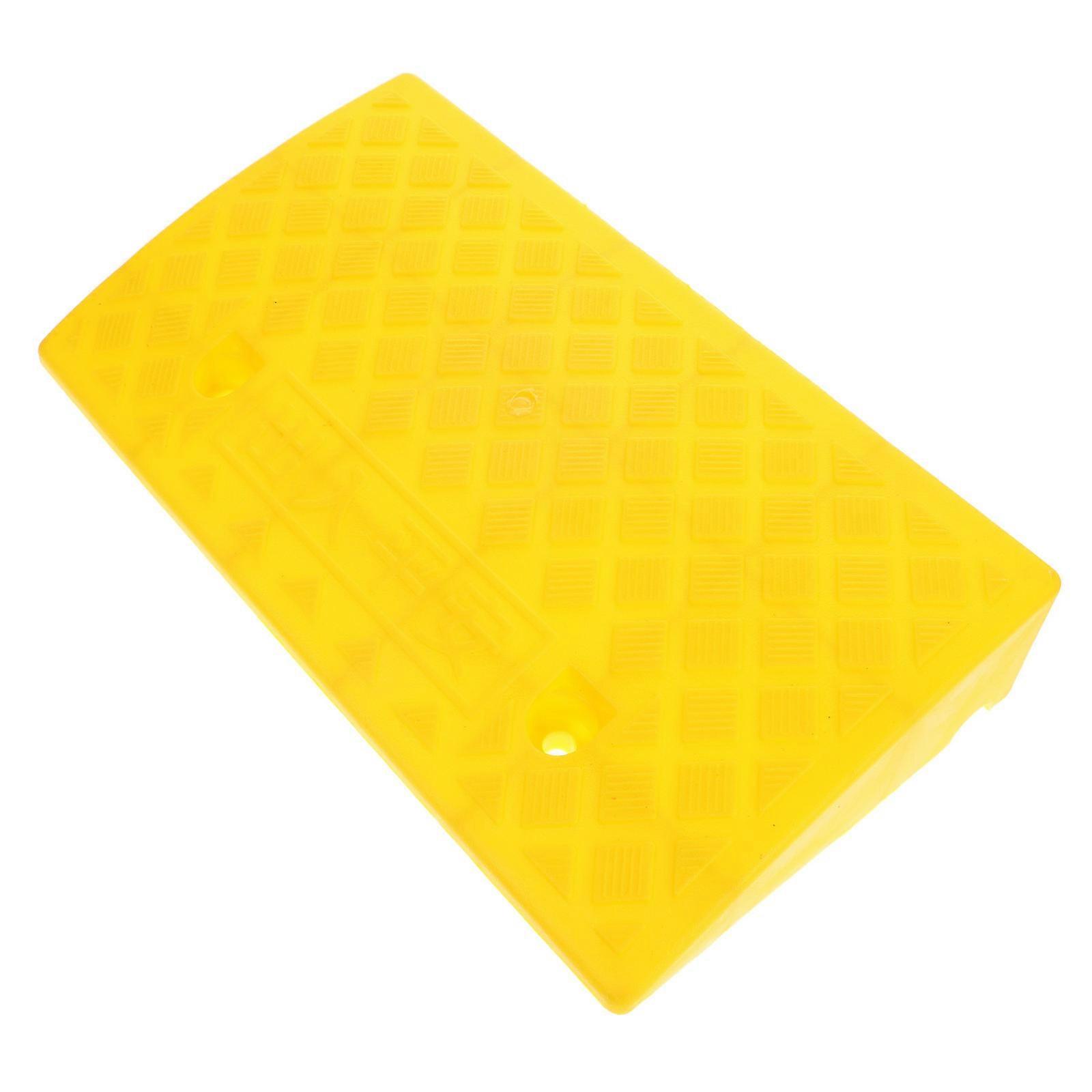 Motorcycle Ramps For Pickup Trucks Ramp Plastic Curb Ramp Driveways Outdoor Usage Cars Motorcycles Wheelchairs 50.00X27.00X9.00CM Versatile Use 1Set