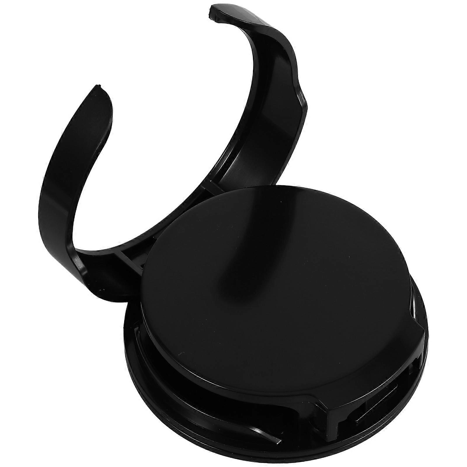 Compact Desk Organizer Multifunctional Storage Mug Holder Stand Home Office Use Black 3.9×3.7×3.7in 1Pack