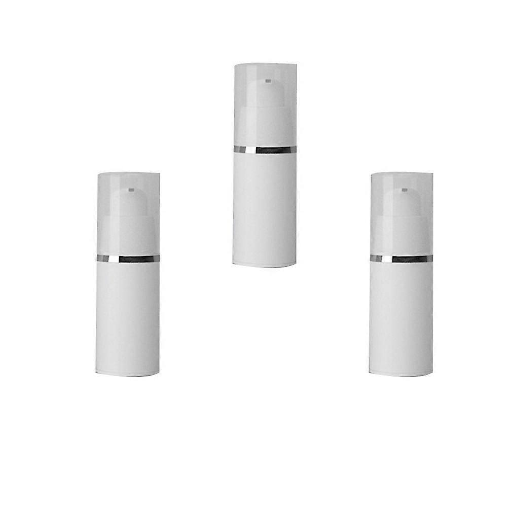 Makeup Travel Containers Fine Craft Cosmetic Container 15ml Delicate Design Press Pump 3Pcs