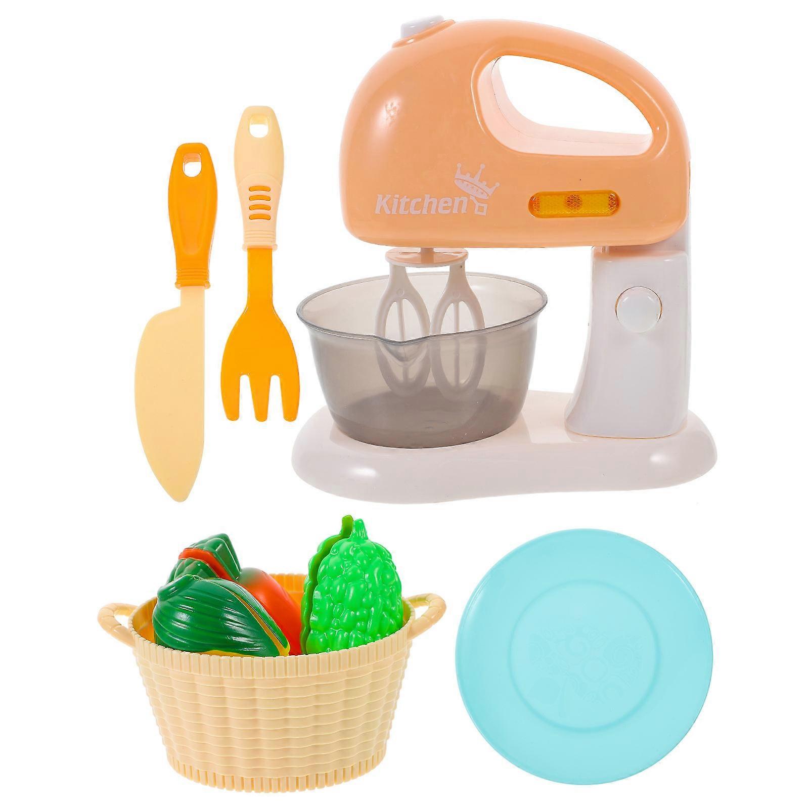 Child Simulation Eggbeater Toy For Early Learning With Orange Color And Imagination Development 1Set