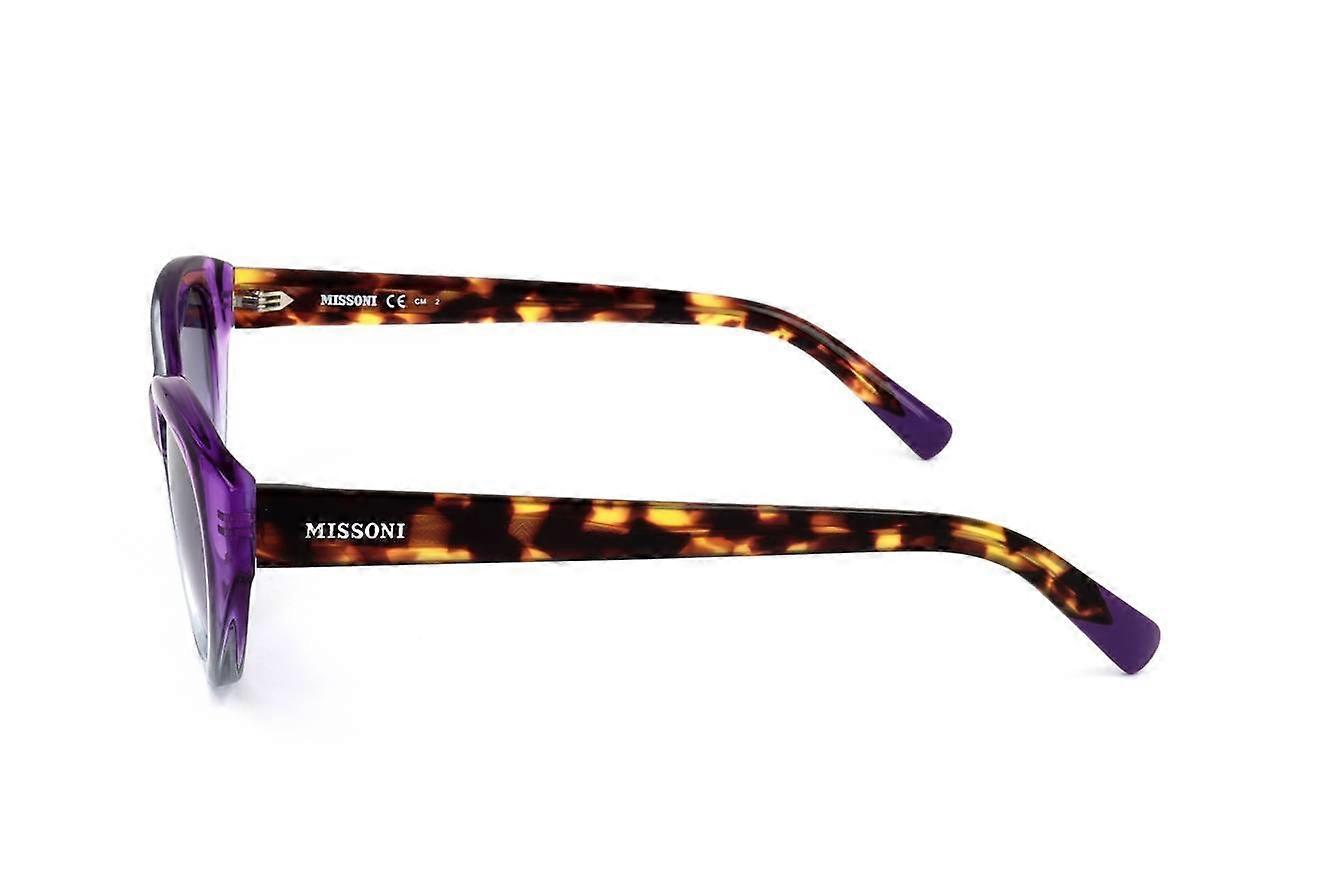 NEW MISSONI SUNGLASSES MIS 0086/S 0HKZ DG VIOLET HAVANA WOMEN EYEWEAR MISSONI MIS 0086/S Sunglasses - Missoni Authorized Retailer  main image 2
