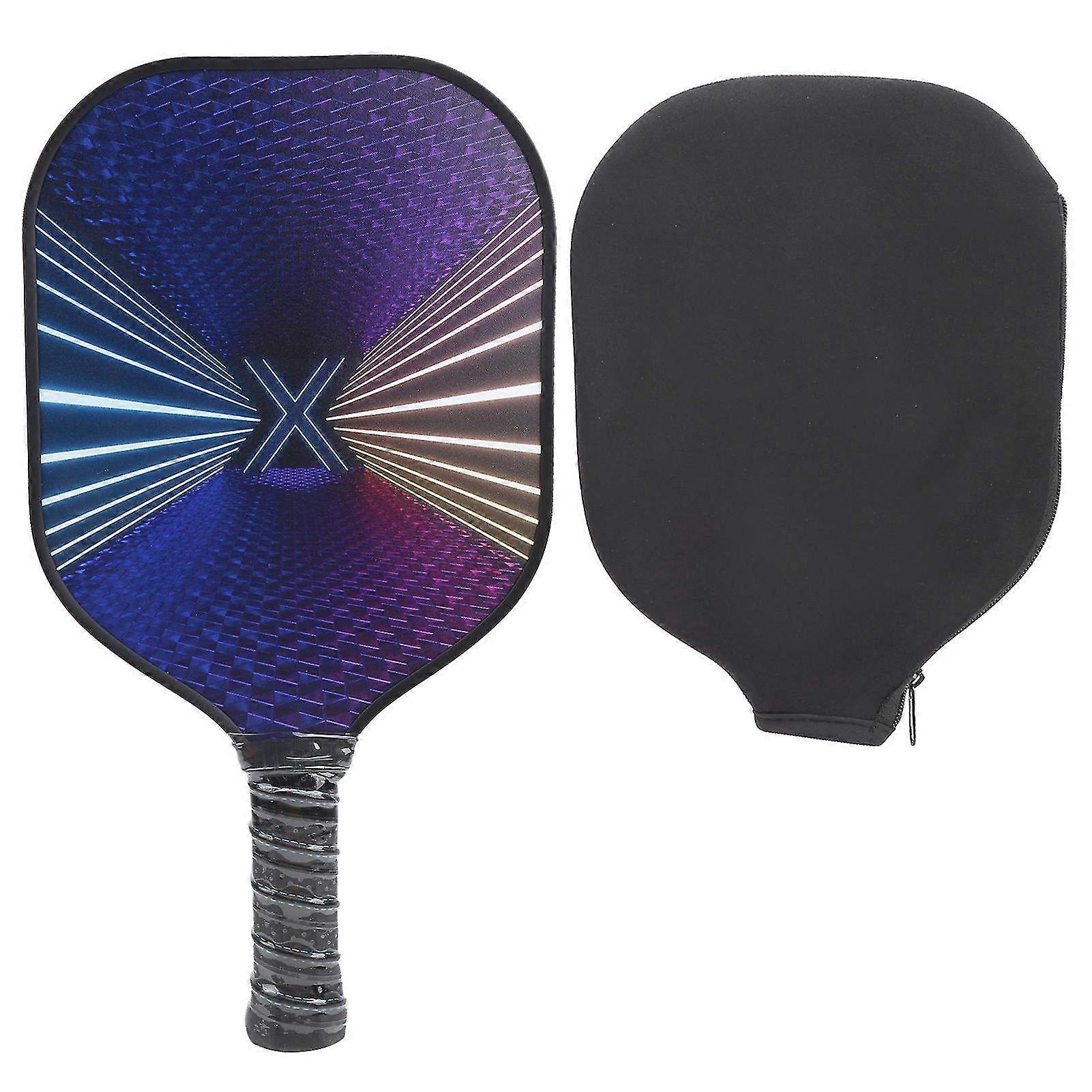 Portable Fiberglass Pickleball Paddle Racket with PP Core - Comfortable Grip for Indoor & Outdoor Training Sessions
