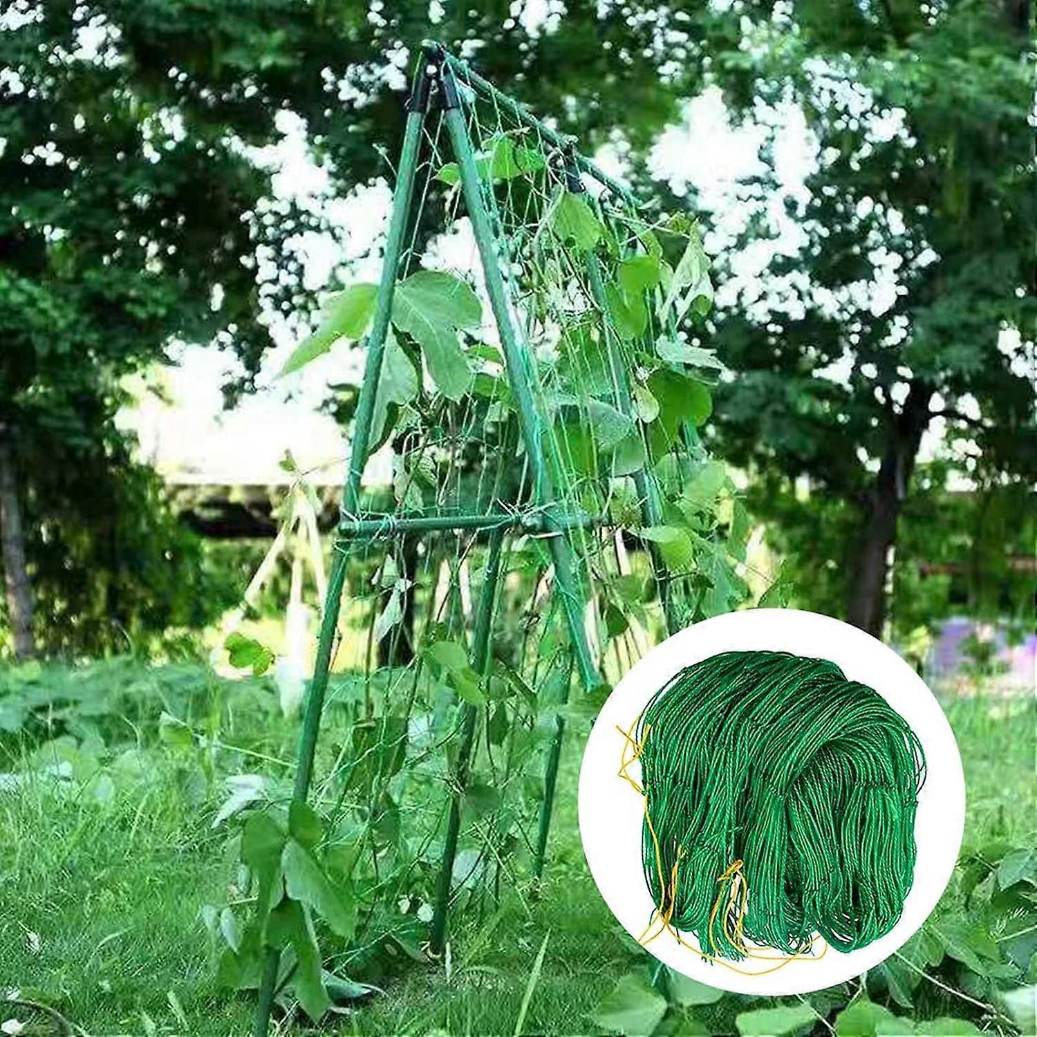 Garden plant trellis, decorative net for climbing plants, support net for climbing garden plants (1.8 x 5m)