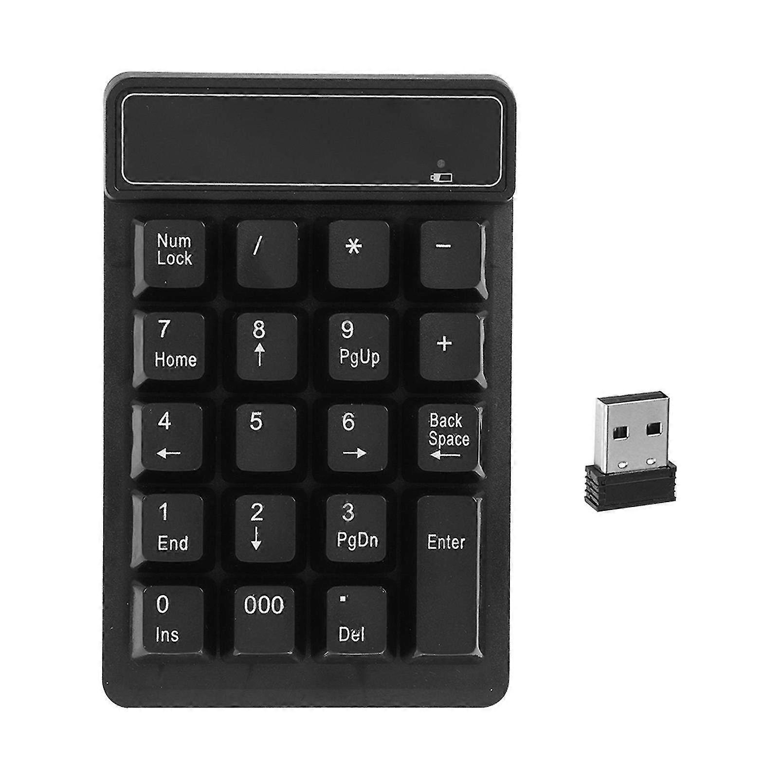 Wireless Numeric Keypad with 19 Digital Suspension Keys - Comfortable Touch Typing Accessory for Enhanced Productivity
