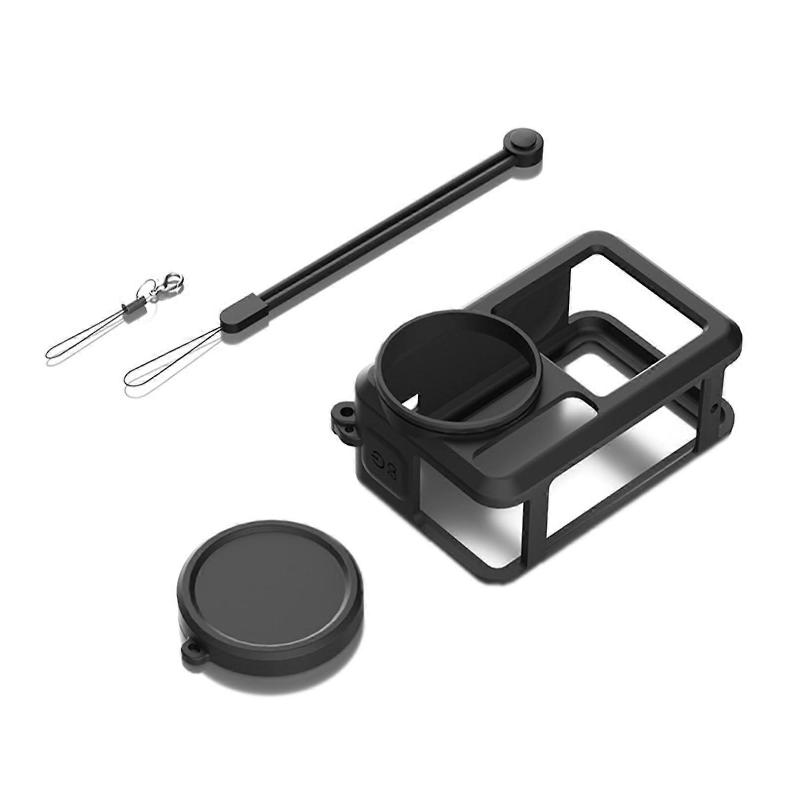 Silicone Protective Case, Lens Cap for Action 5Pro Camera Case, AntiScratch and Skin Friendly Soft Case