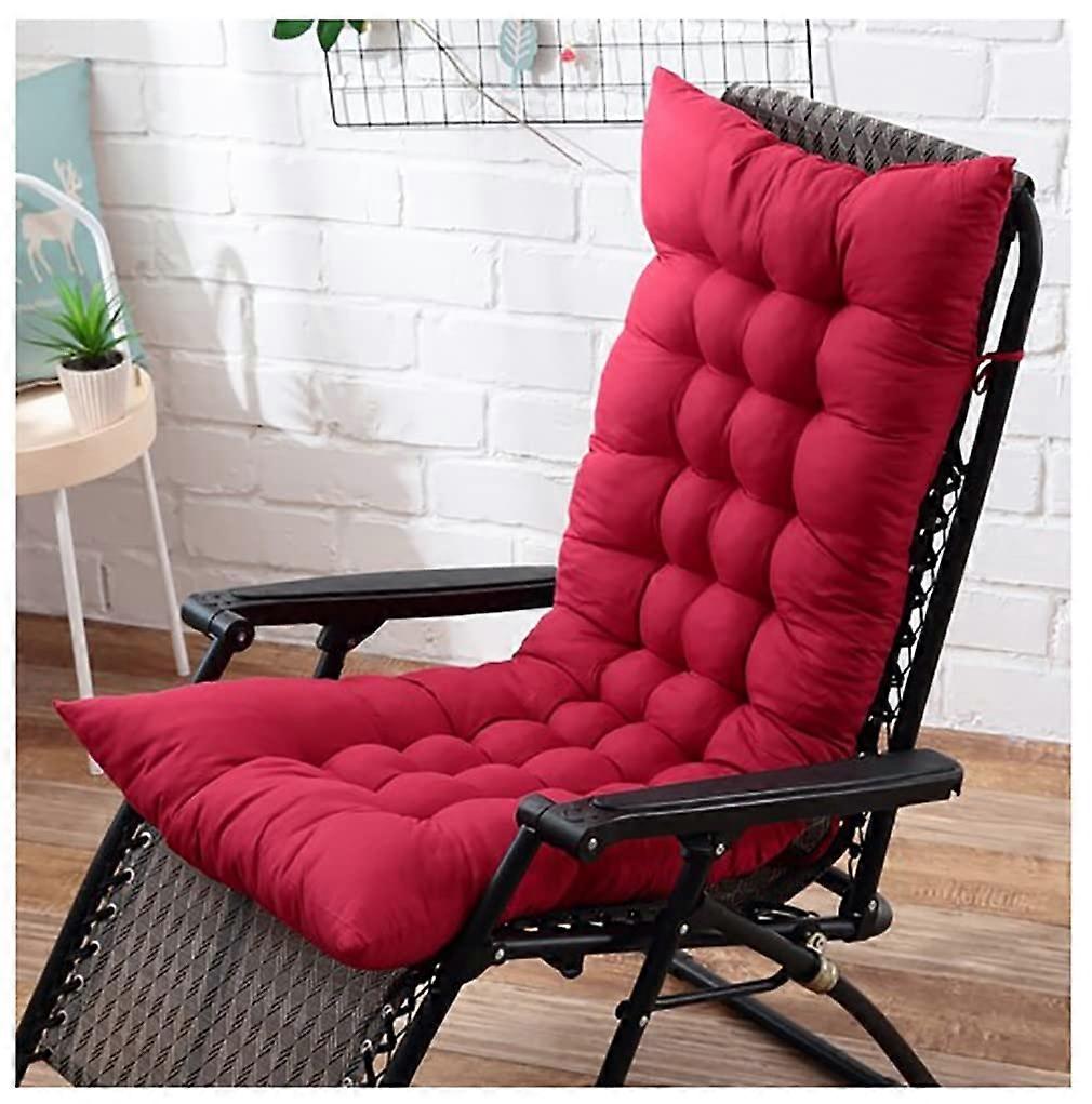 Sun Lounger Seat Cushion Waterproof Universal Fit for Most Loungers Style 8 Size 170 x 48 cm