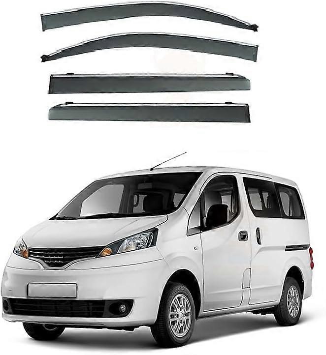 Car Wind Deflector for Nissan NV200 2010-2020, Window Visors Rain Guard, Durable Auto Accessories for Improved Comfort