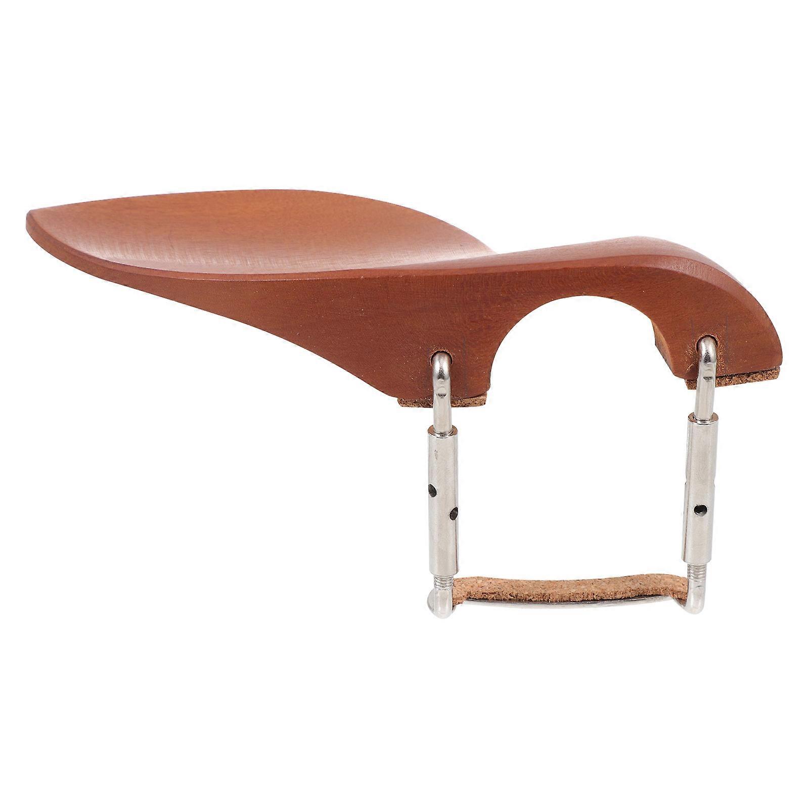 Violin Playing Accessories 1Set Comfortable Violin Chin Rest For Violinists 12.8X6.3X5.5CM Light Brown Performance Enhancement
