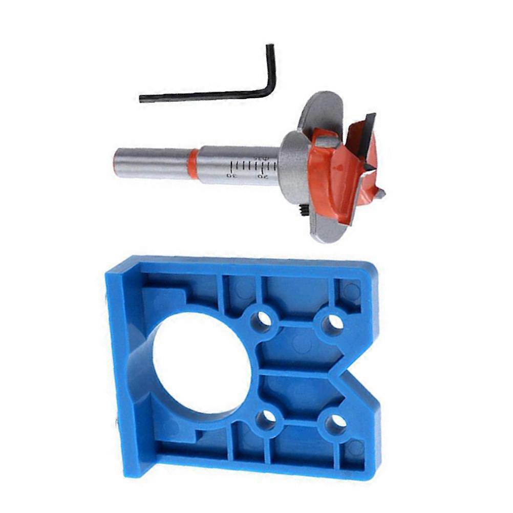 1 Set Practical Woodworking Tools Hinge Boring Punch Locator Hole Opener