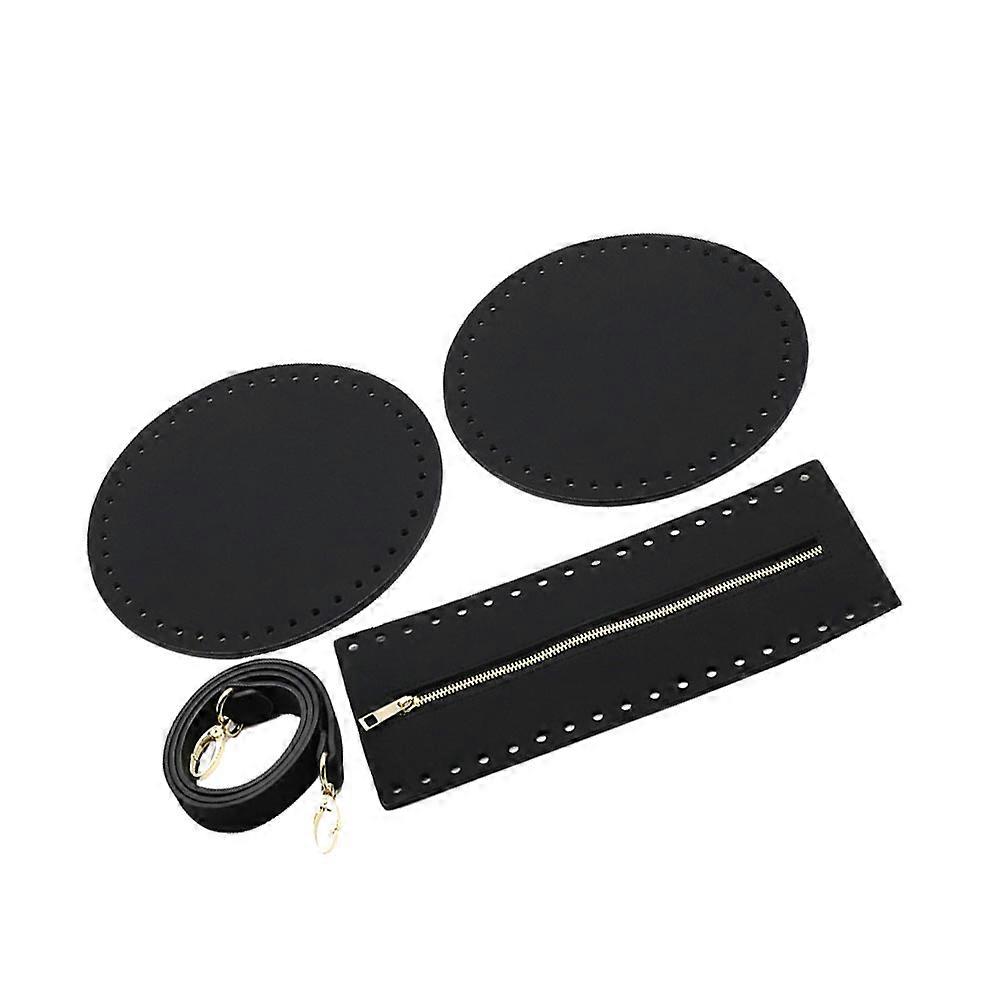 1 Set DIY PU Bottom Cover for Knitting Bag Accessories, Handmade Sewing Material Supplies, Durable, Fashionable, Easy to Clean