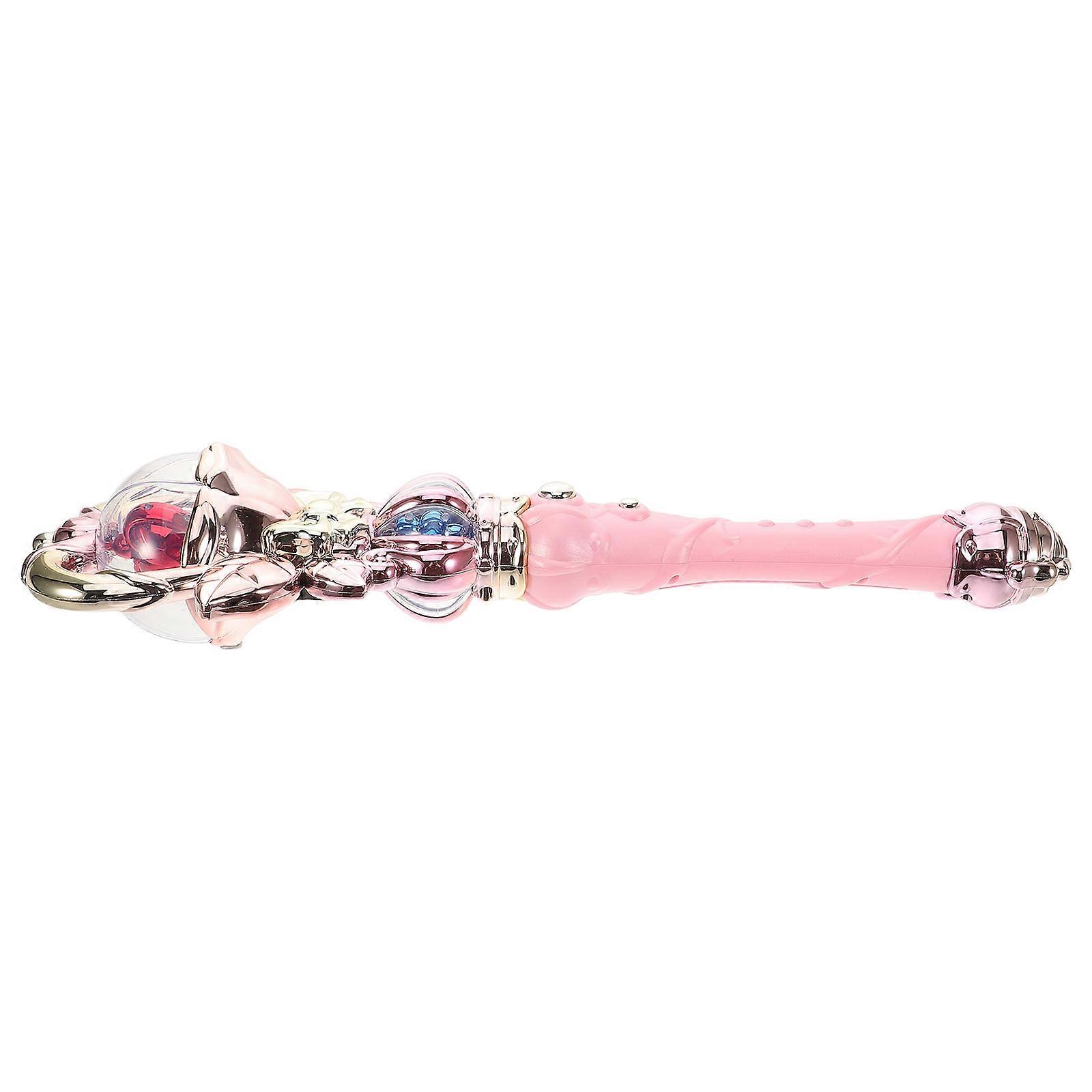 Sparkling Light Up Music Princess Wand for Play, Glow Stick for Parties & Imaginative Role Play, Fairy Accessory for Kids