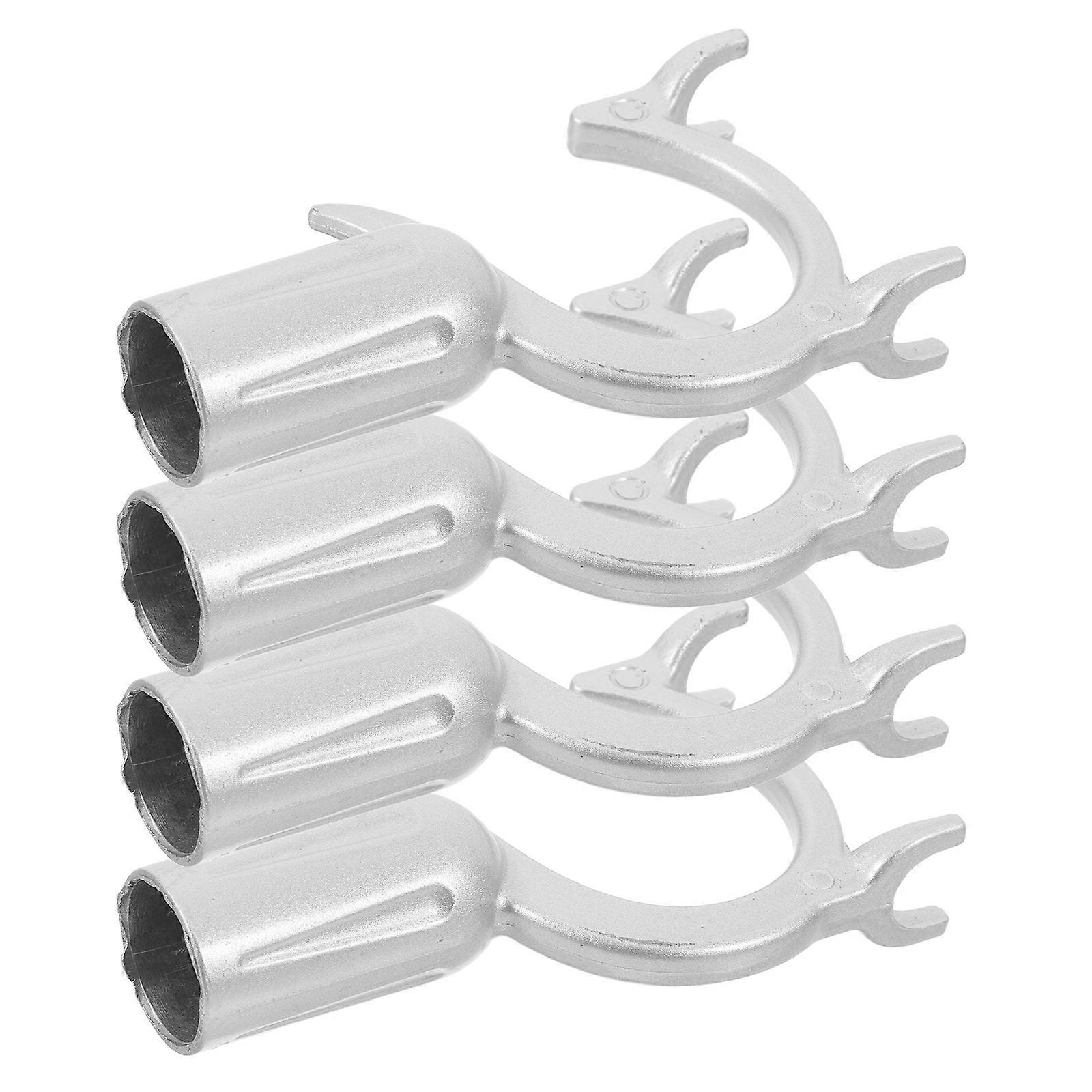 Aluminum Alloy Closet Support Pole Head Extension Branch Holder for Clothesline Tree Stand – Durable, Quick Installation, User Friendly Design