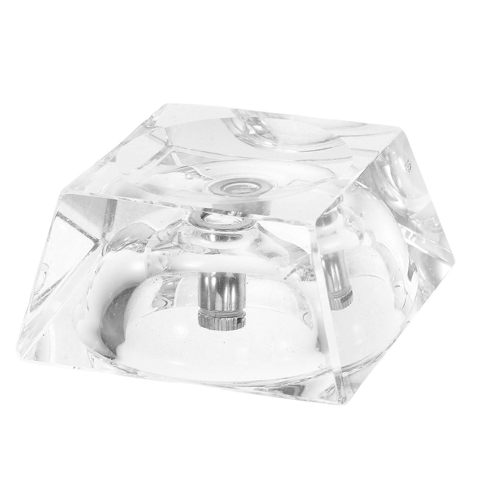 Crystal Ball Display Stand for Home Decor with Transparent Sphere Holder