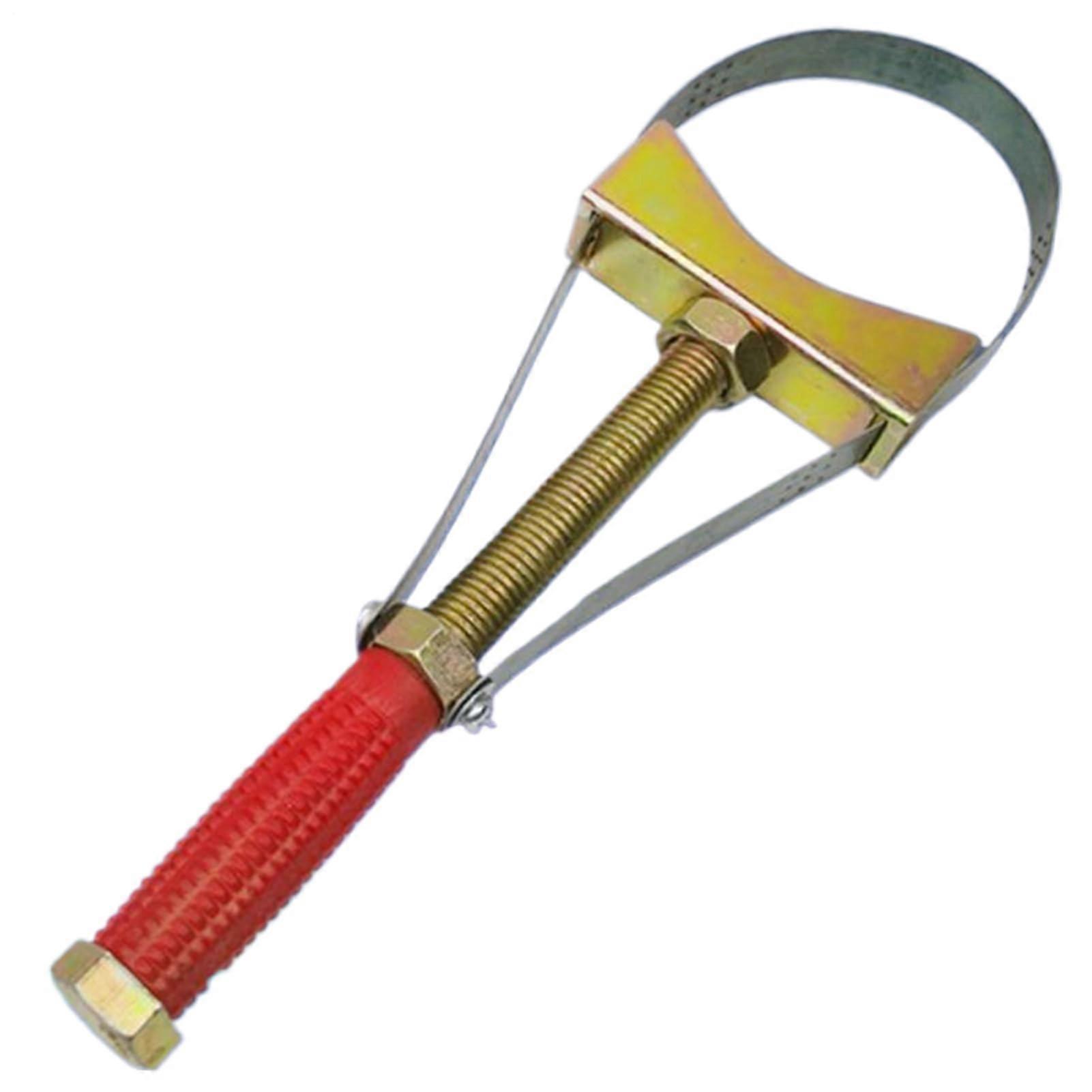 Oil Filter Wrench - Adjustable Oil Filter Removal Tool, Portable Adjustable Filter Strap Wrench for Cars and Trucks