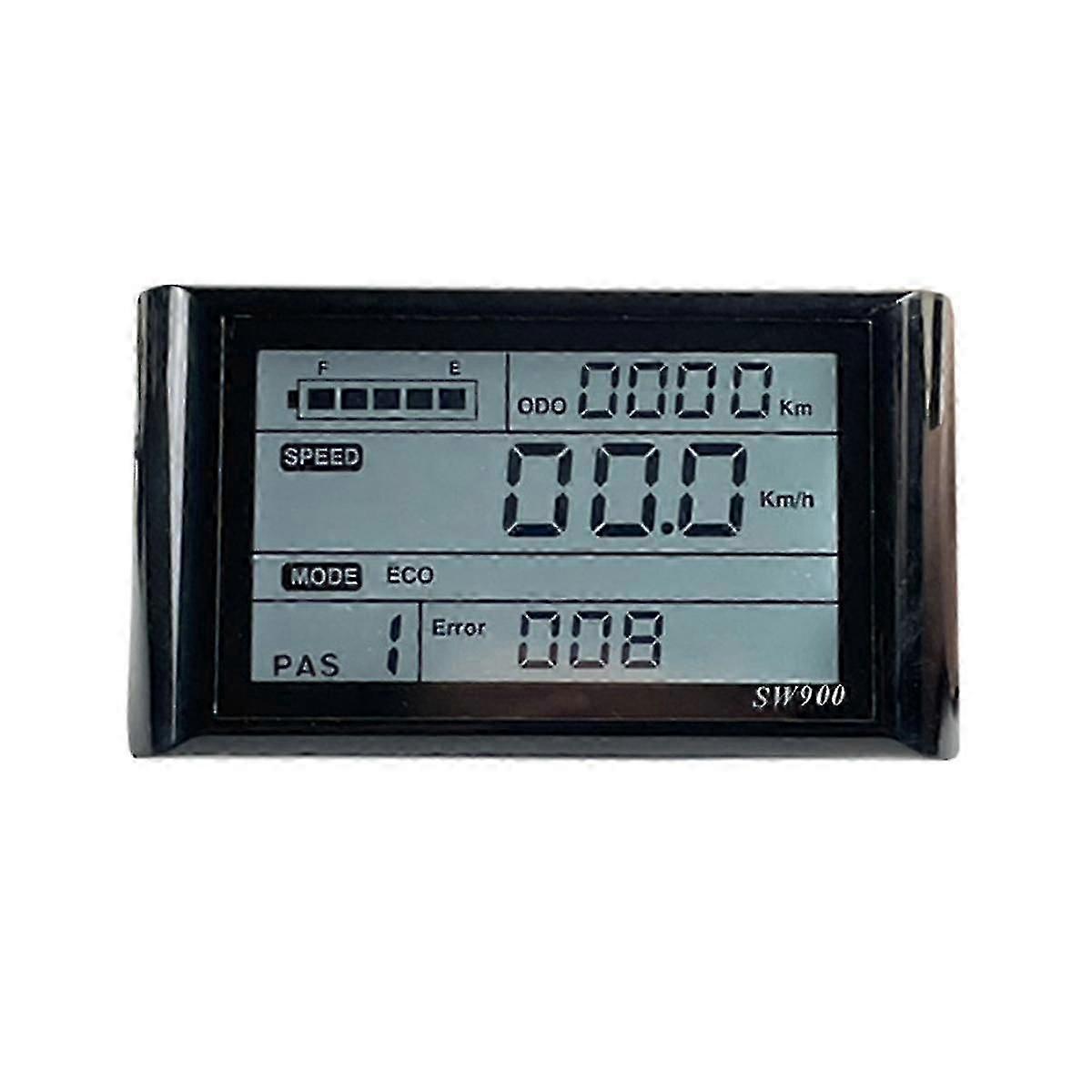 For Ebike Sw900 Lcd Display Control Electric Bicycle Speed Meter Plug Record Instrument Control/setting