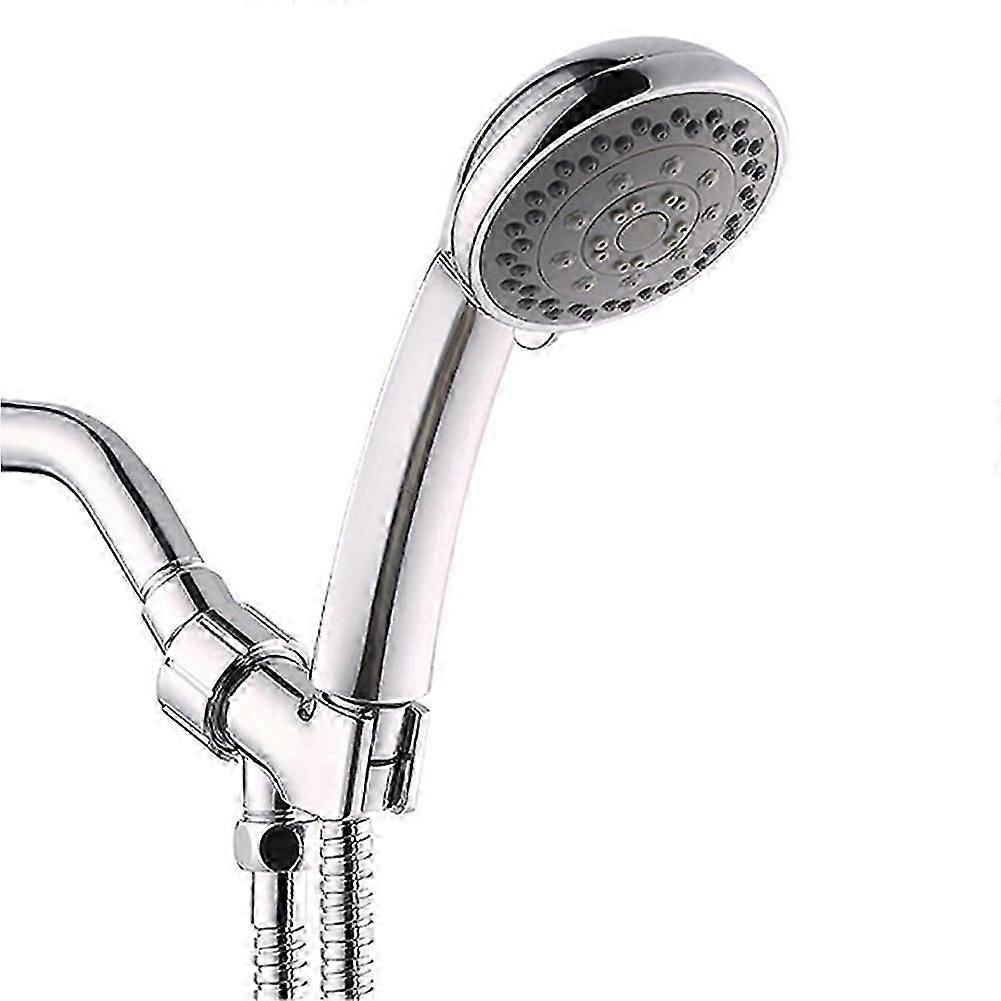 High Pressure Shower with Pause Mode and Massage Spa, 5 Settings Handheld Showerhead Sprayer, Easy