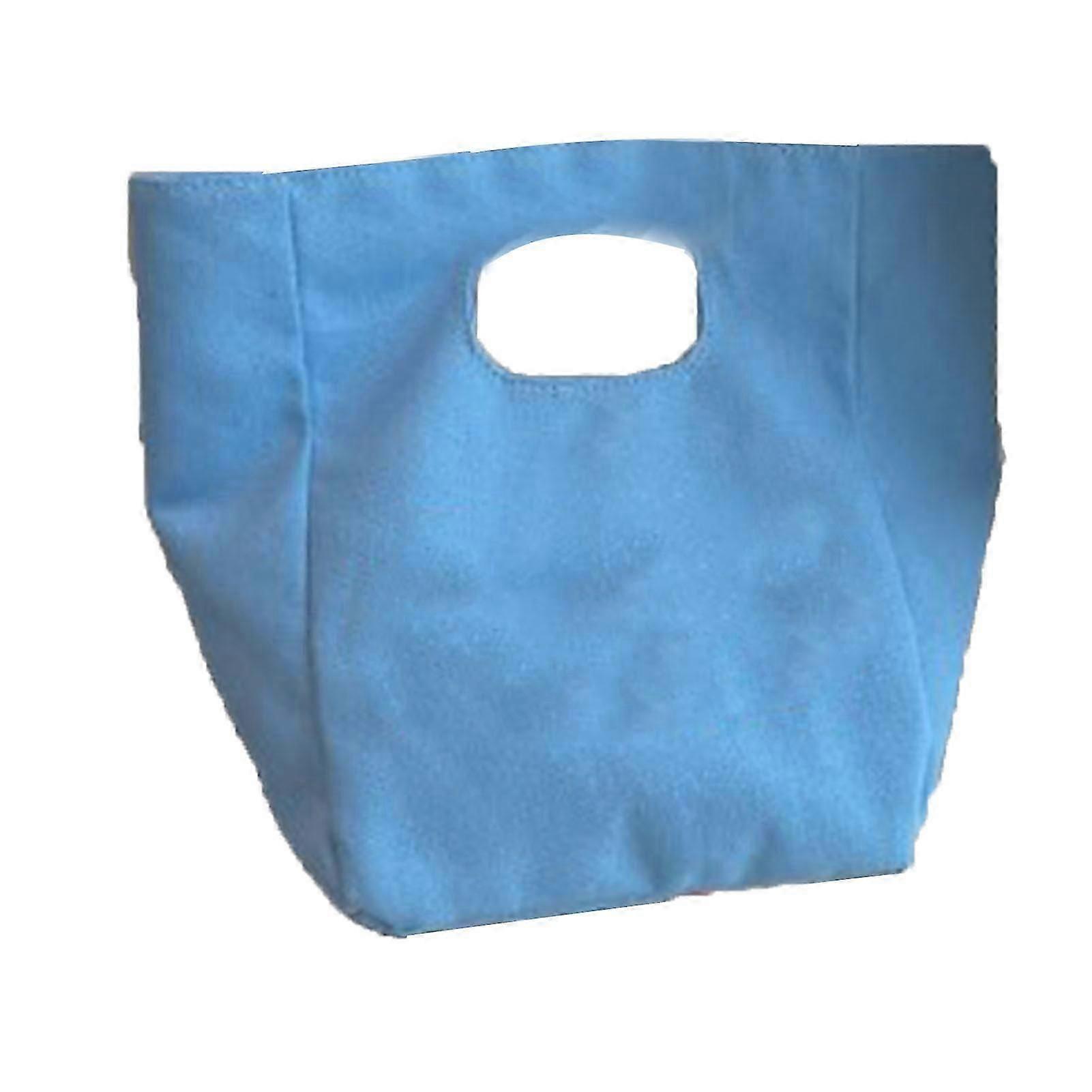 Handheld Canvas Bag Large Capacity Letters Printing Cute Style Portable Shopping Bag for School Commuting