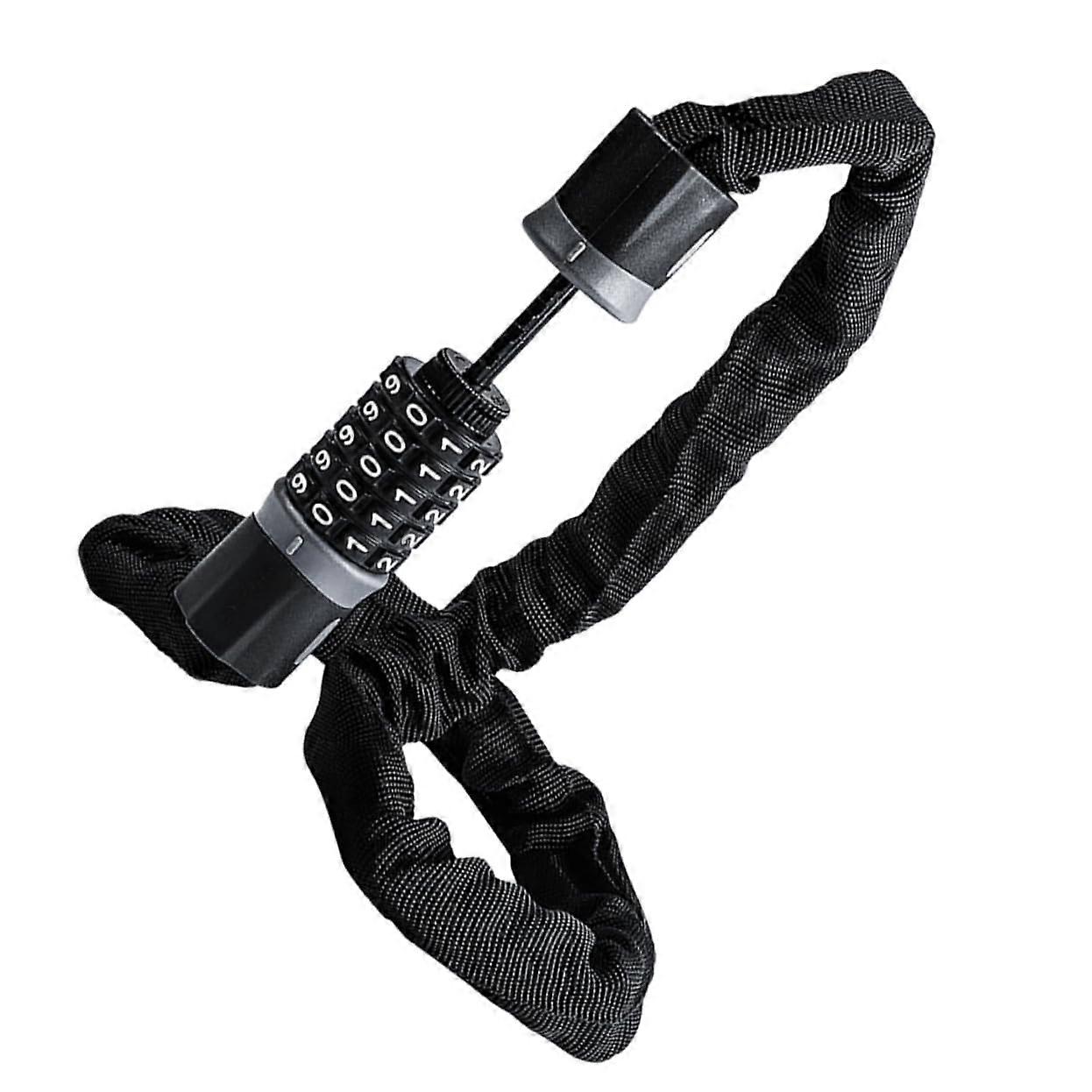 1digit combination lock for bicycles, robust, waterproof, and durable security bike padlock, alloy steel for mountain bikes and scooters.