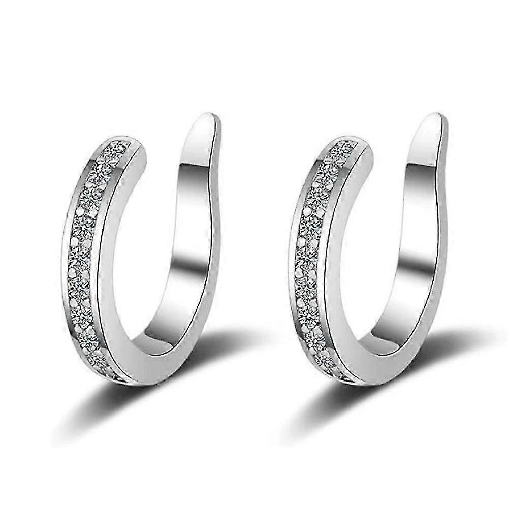 Fixura Ear Clips, Pierceless Ear Cuff, Thin Chunky Ear Cuffs Non Piercing