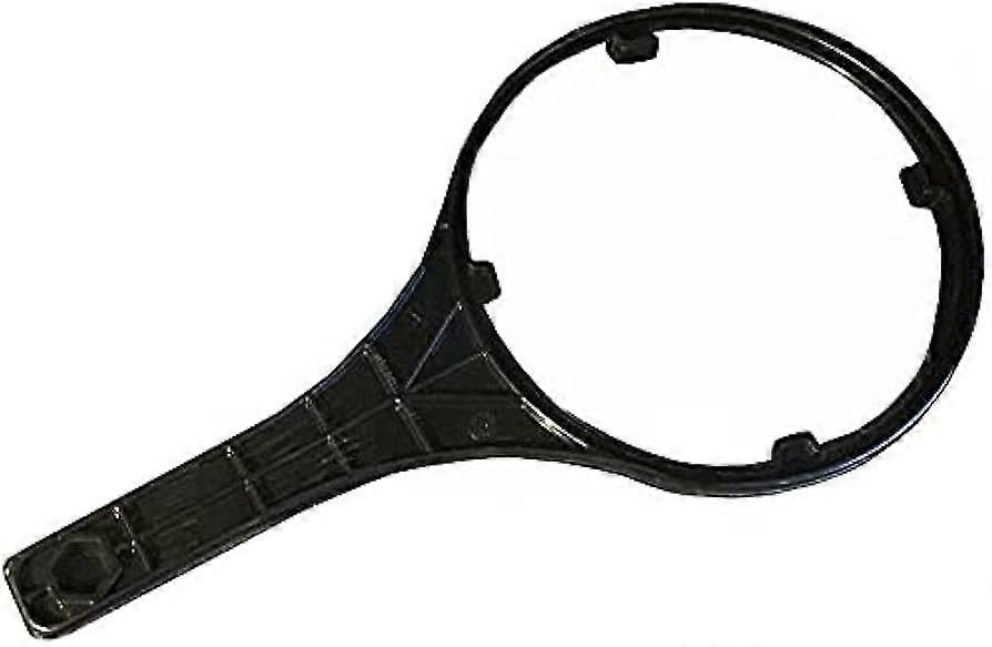 WR 4BK Wrench for Whole House Water Filter Replacement Compatible with Full Flow Filter Housings Full Circle Black