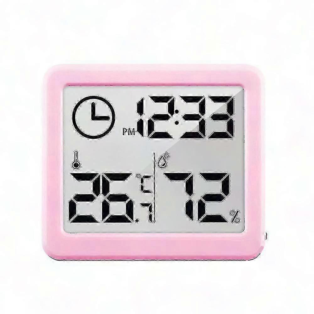Thermometer Hygrometer Automatic Electronic Temperature Humidity Monitor Clock