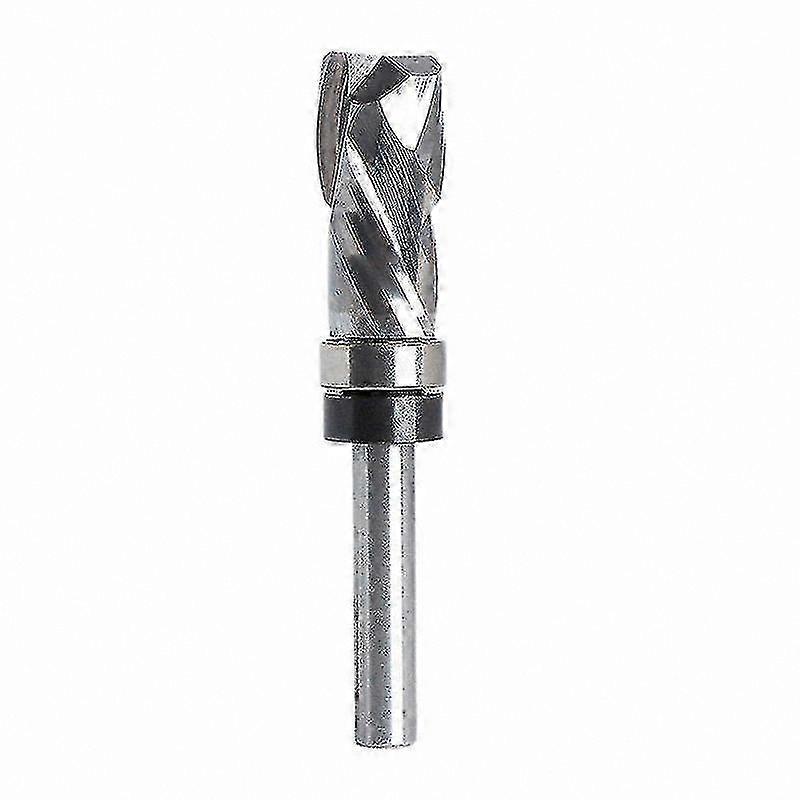 Solid Carbide CNC Router Bit for Woodworking with Compression Flush Trim and Ultra-Performance Bearing End