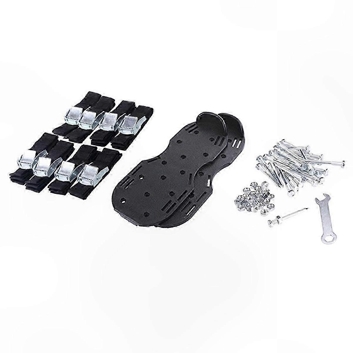 Lawn Aeration Shoes with 57mm Spikes for Garden Grass Maintenance and Self-Leveling Epoxy Applications
