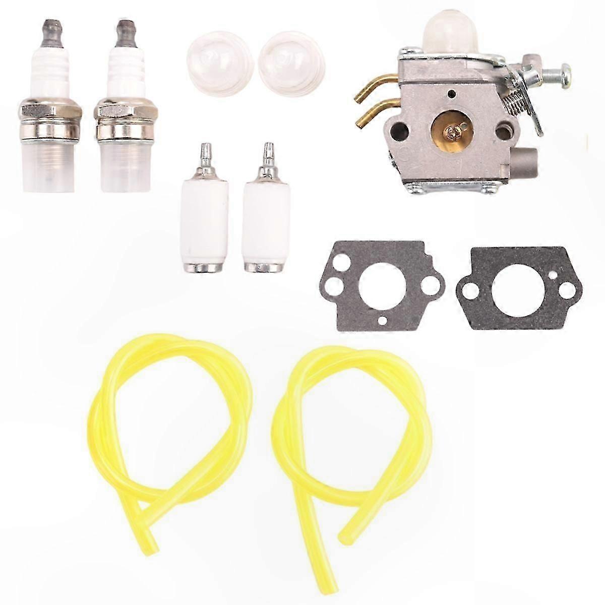 Carburetor Tune-Up Kit with Fuel Line for 26CC Edger, String Trimmer, and Blower Models UT-085801, UT-21947