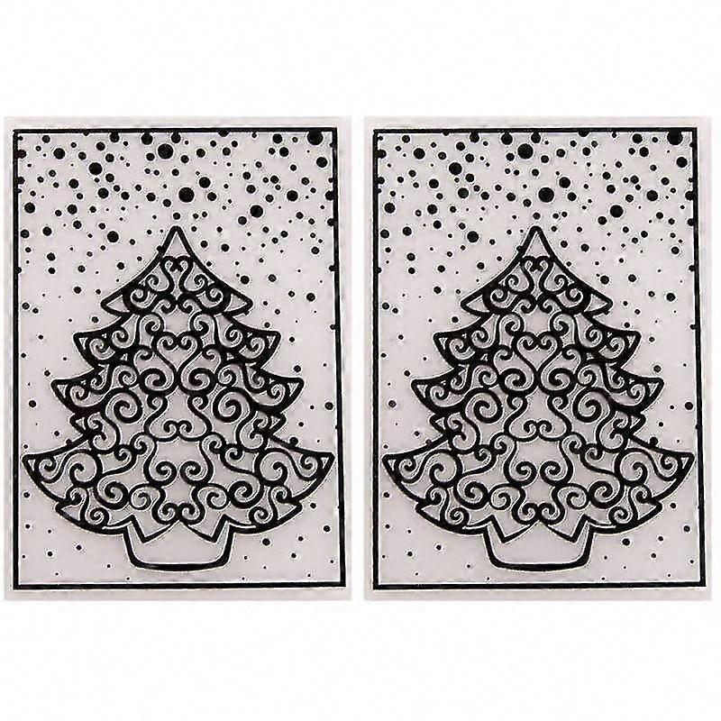 2pcs Eming Templates for Paper Scrapbooking DIY Crafting