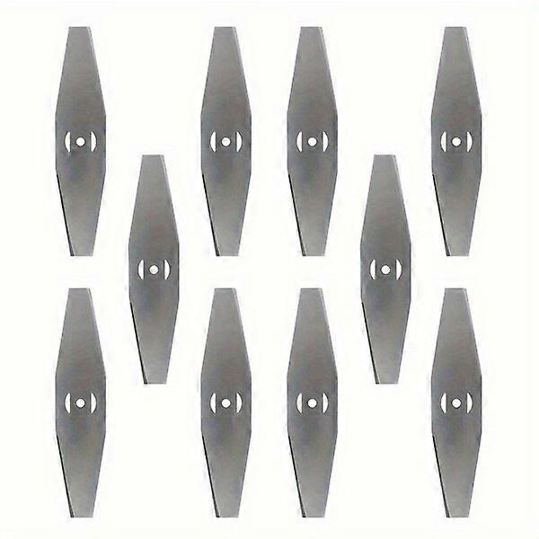 Lawn mower blade set, 10 pieces, durable, efficient and easy to replace