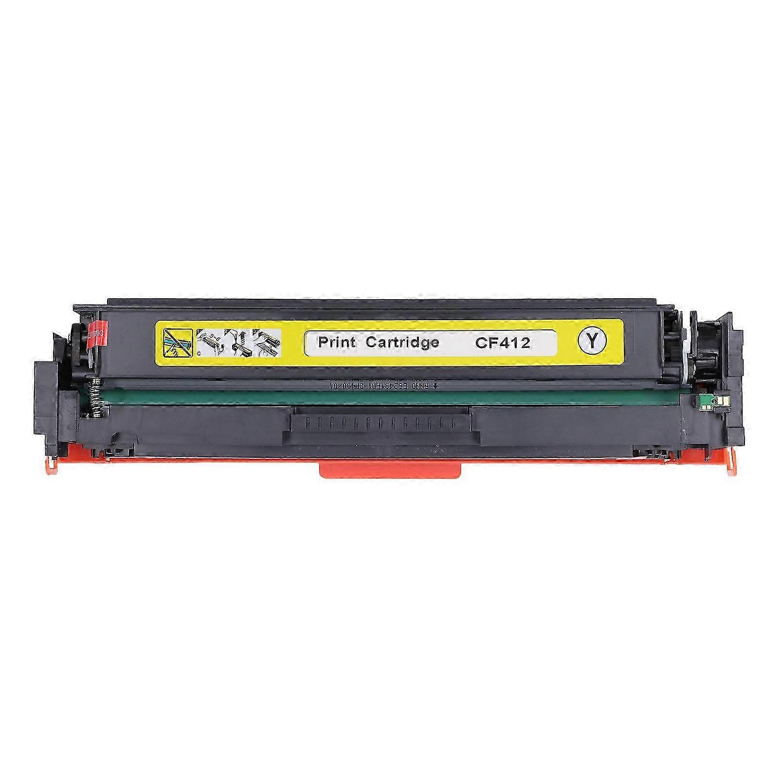 Printer Toner Cartridge for HP M452dn M452dw Printer Replacement Selenium Drum Cartridge with Chip 2300 Pages for CF412A Yellow 30g