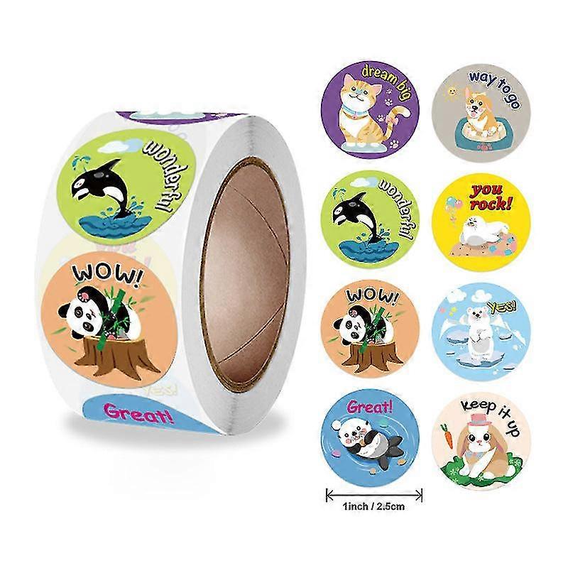 2X500pcs Christmas Xmas 8 Design Pattern Children Stationery Monkey...