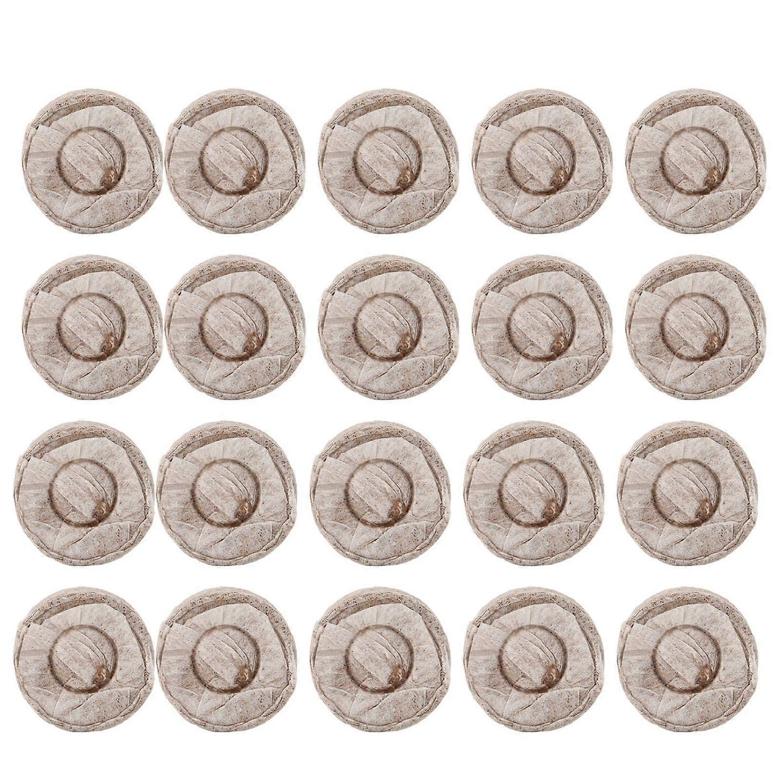 20Pcs 30mm Nursery Soil Seedling Soil Block Garden Flowers Vegetables Planting Accessory