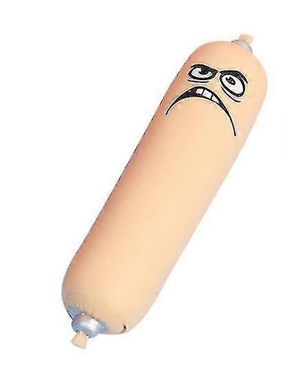 2Pcs Beige Tpr Sand-filled Simulation Hot Dog, Stretchable Squeeze ...