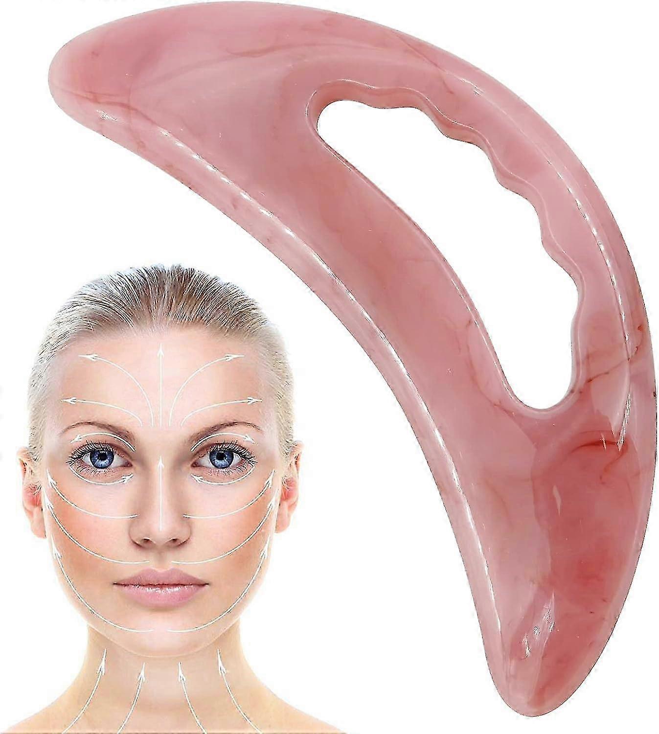 Gua Sha Stone Large Massager, Face Jade Massage Stone Massage Tool ...
